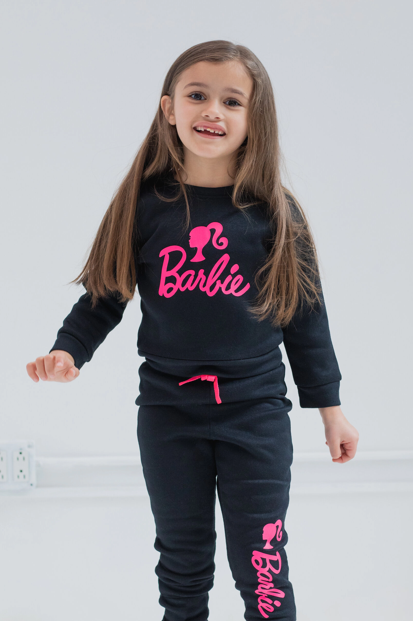 Barbie Girls' Loungewear Sweatshirt and Pants Set