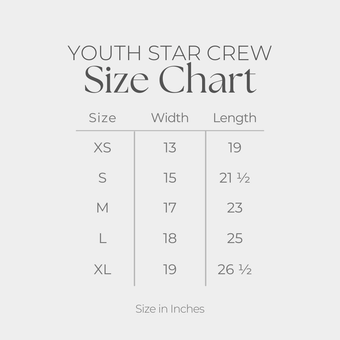 The Juniper Shop - America Cursive Youth Short Sleeve Star Tee