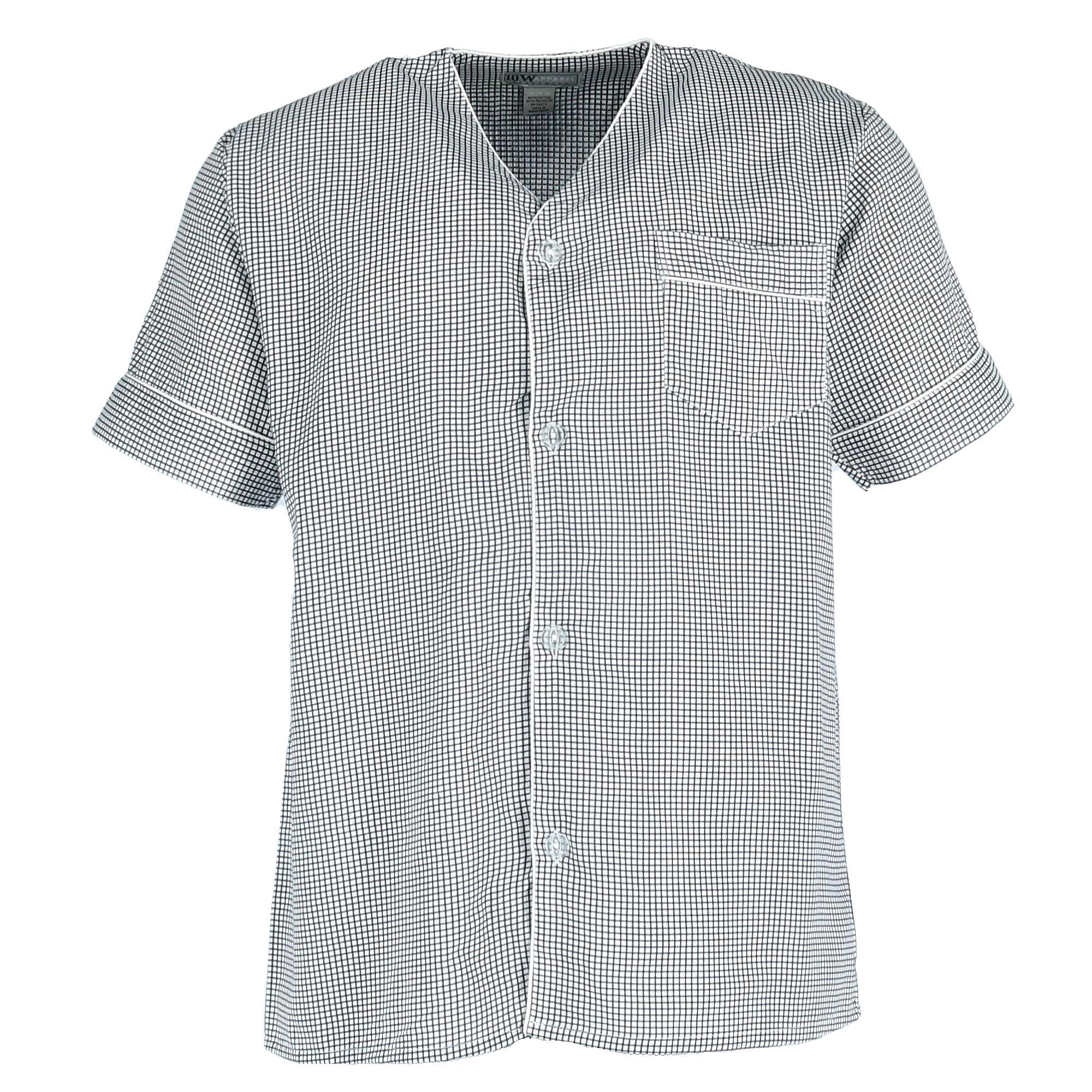 Ten West Apparel Men's Short Sleeve Leg Pajama Set