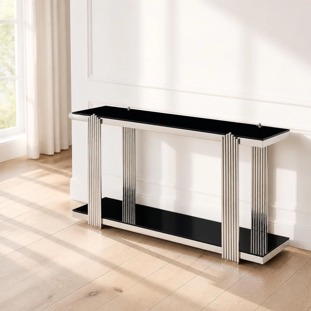 GOODSILO 55 Inch Long Narrow Console Table