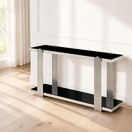 GOODSILO 55 Inch Long Narrow Console Table