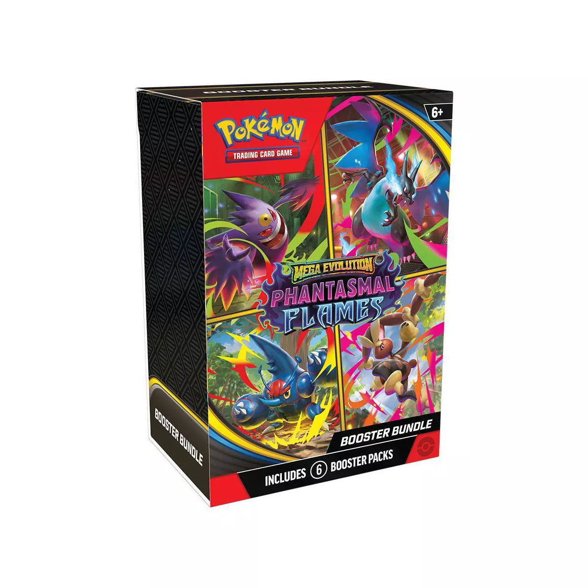 Pokémon TCG Mega Evolution—Phantasmal Flames Booster Bundle - 6 Booster Packs