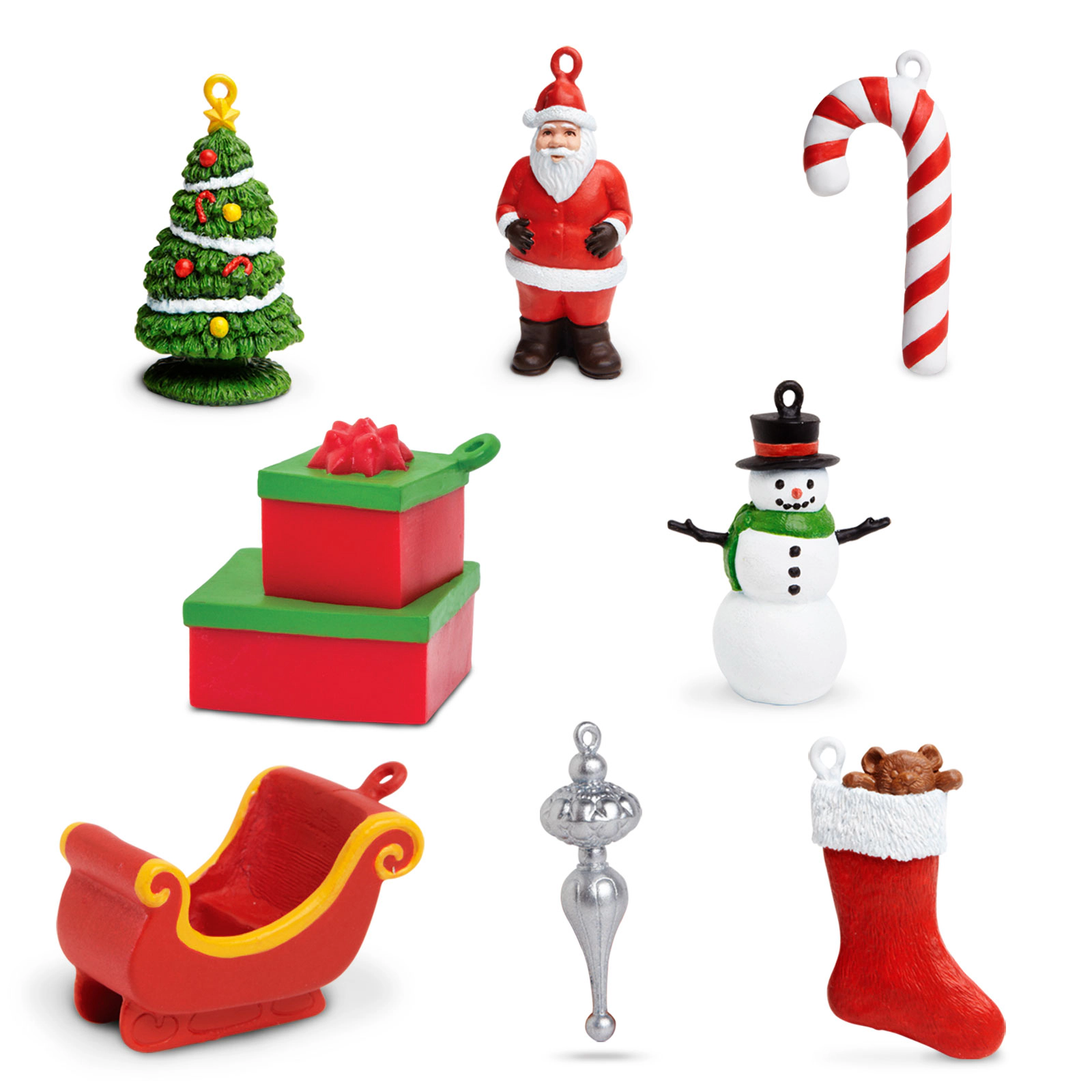Safari Ltd. - Christmas Designer TOOB - contains 7 Mini Figurines