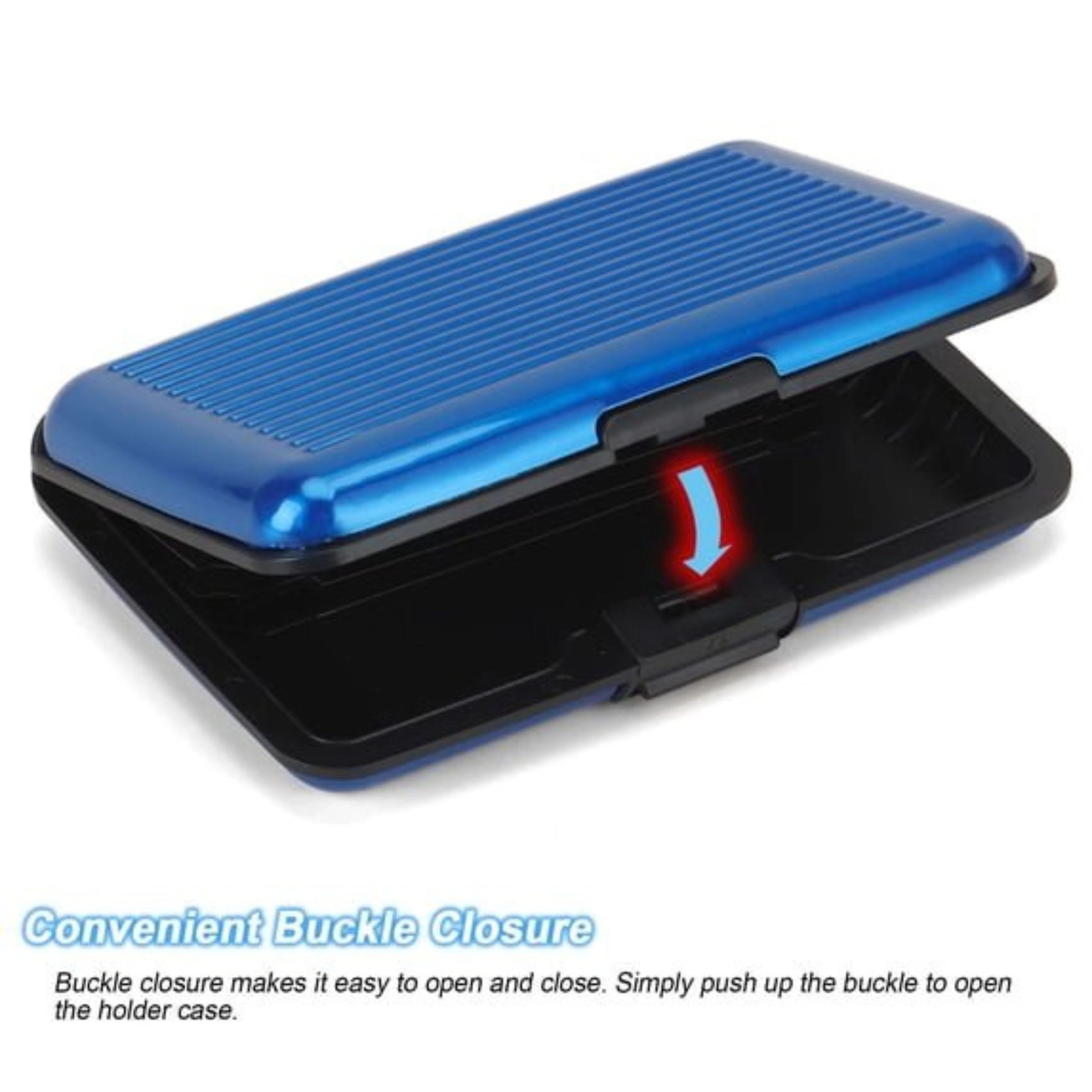 Home Collection RFID Blocking Aluminum Credit Card Holder Wallet with 6 Slots