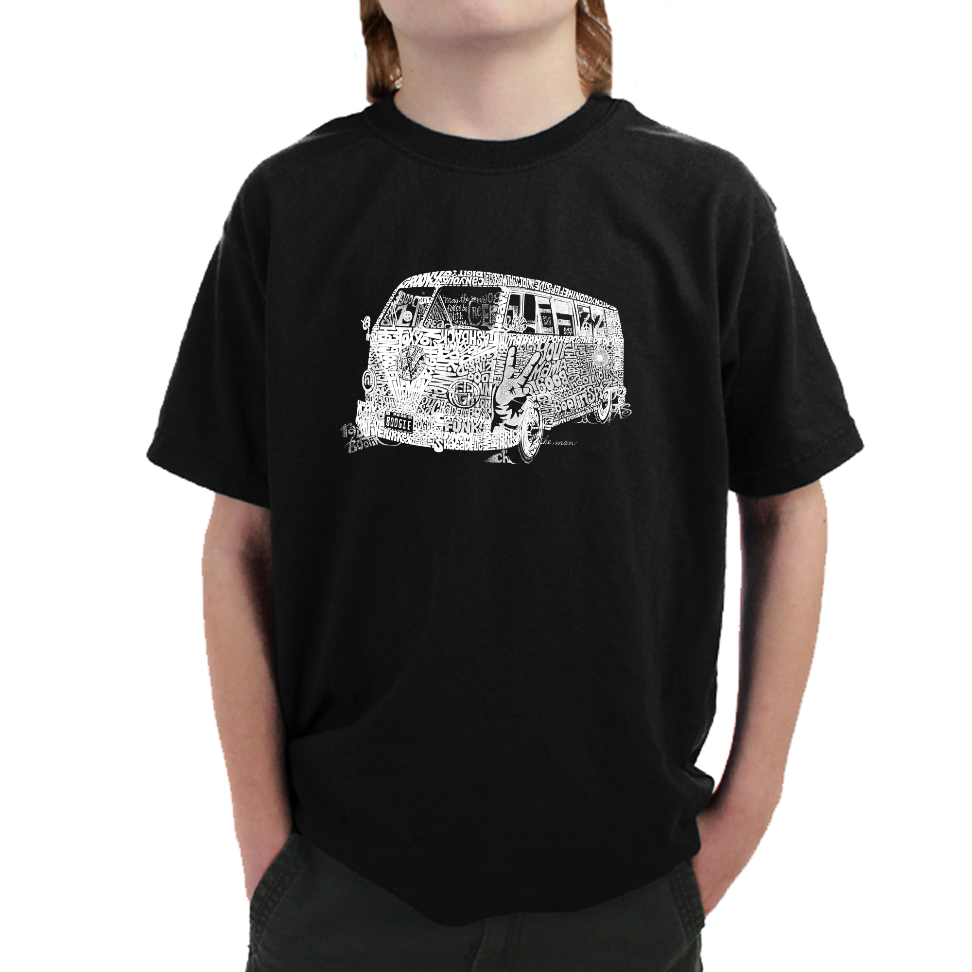 LA Pop Art Boy's Word T-Shirt