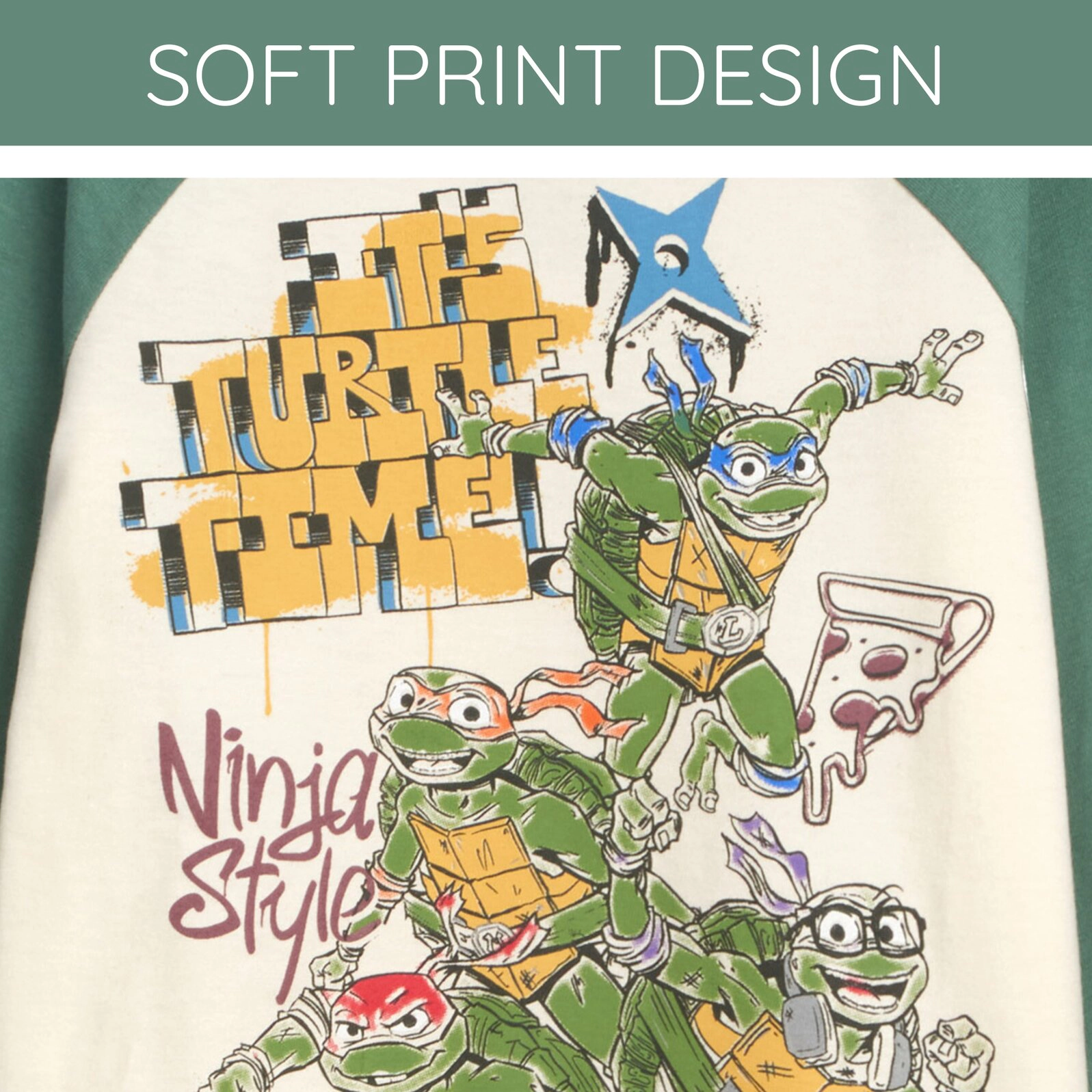 Teenage Mutant Ninja Turtles Boys' 2-Piece Long Sleeve T-Shirt and Pants Set