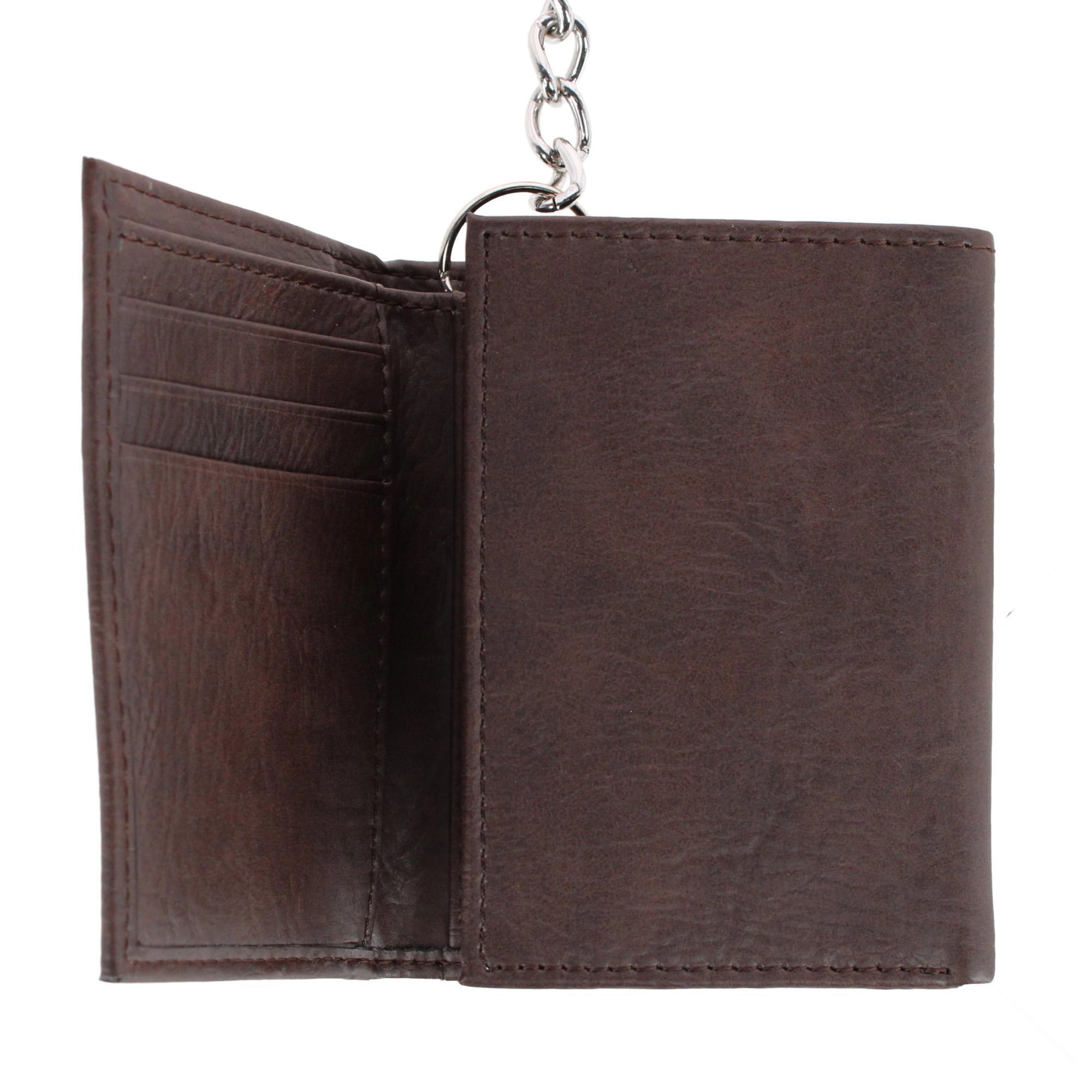 Dickies Leather Trifold Chain Wallet