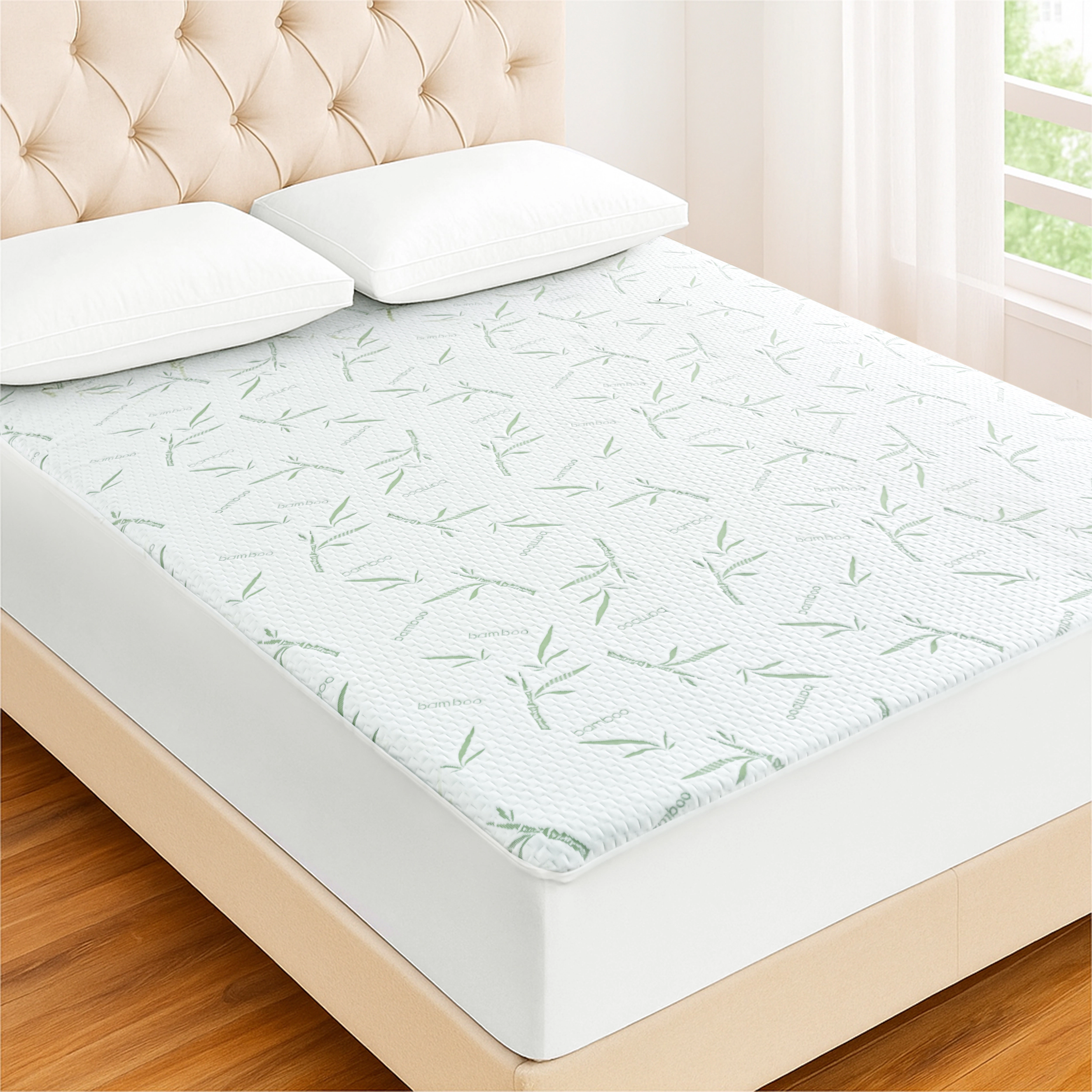 Lux Decor Collection Waterproof Rayon From Bamboo Mattress Protector