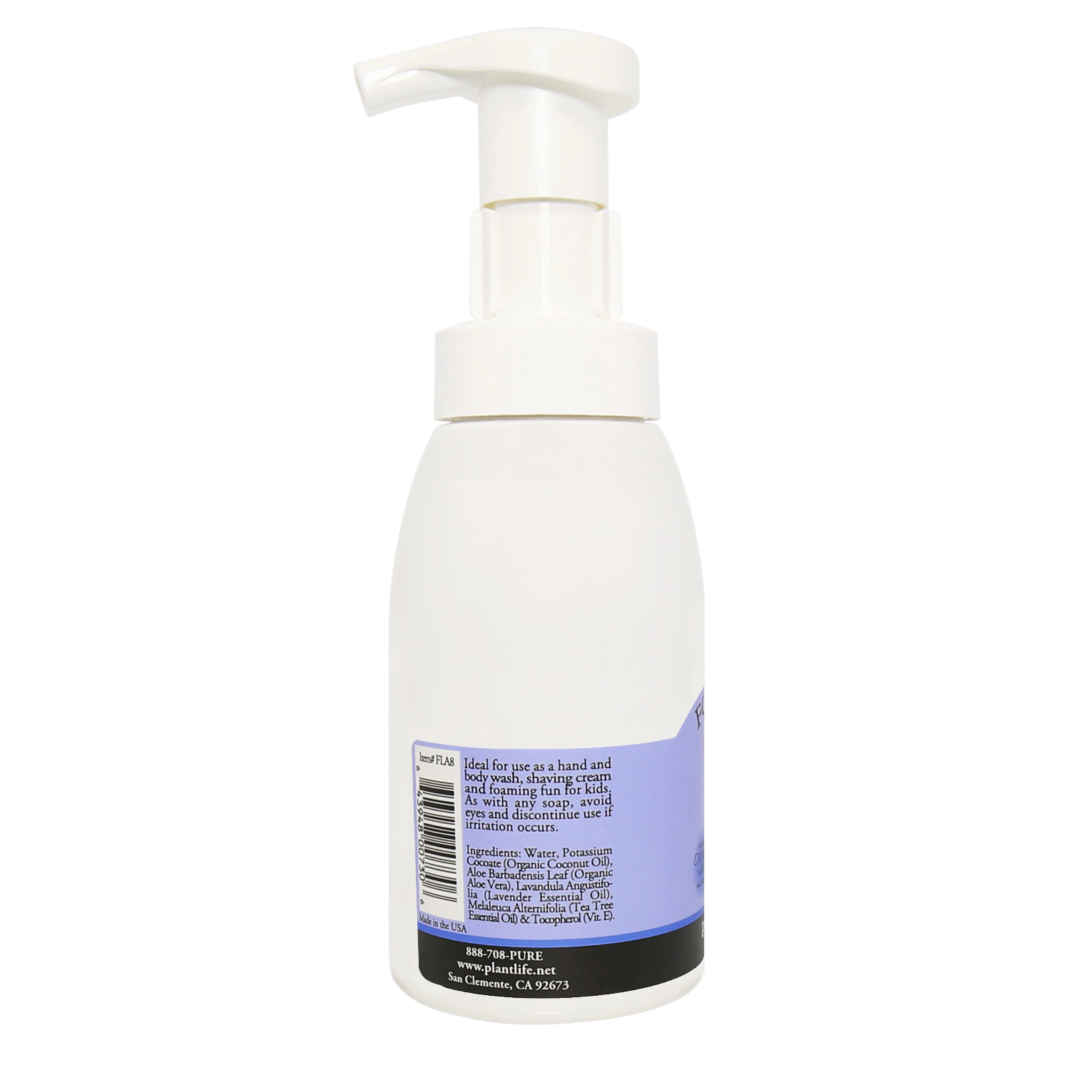 Plantlife Lavender Hand & Body Foam Soap