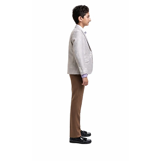 Elie Balleh Boys Slim Fit Classic Blazer