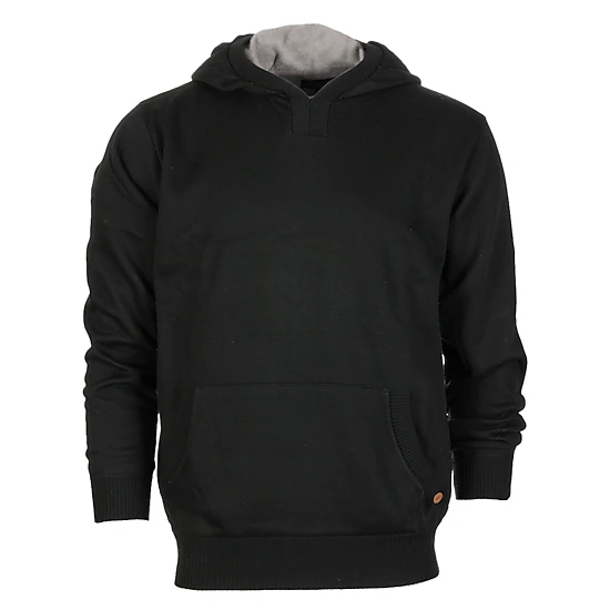 Gioberti Boy's Knitted Pullover Hoodie Sweater With Velvet Underlining