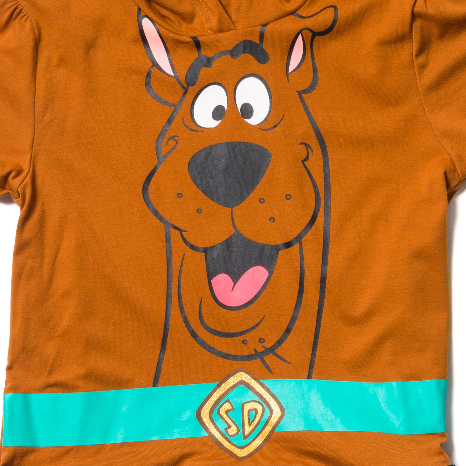 Scooby-Doo Girls' Cosplay Hooded Tutu Tee and Leggings Set