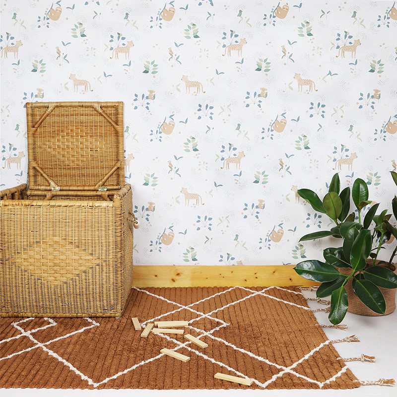 Nattiot Washable Cotton Rug Lässa Toffee M