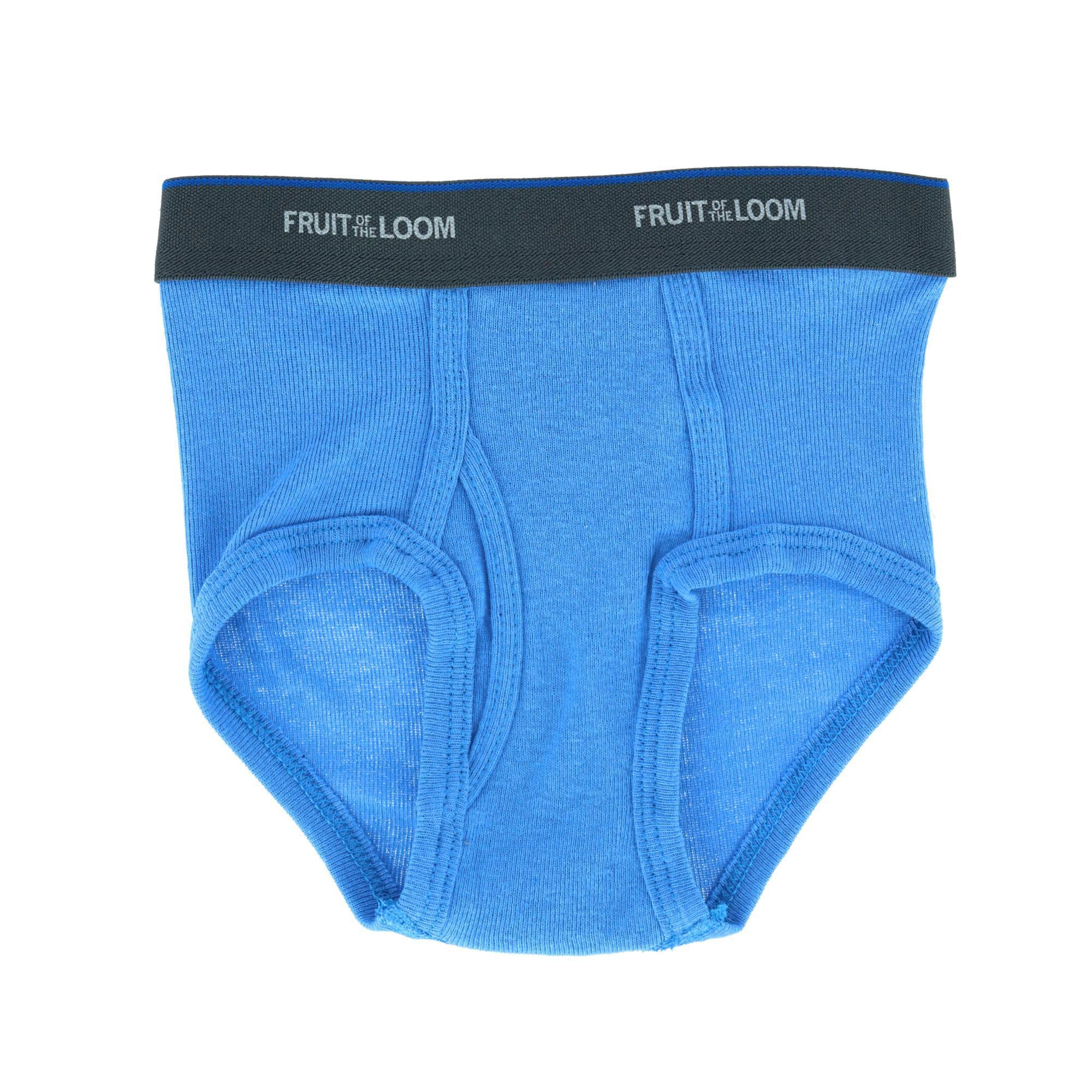 Fruit of the Loom Toddler Boy's 5-Pack Solid Brief Underwear