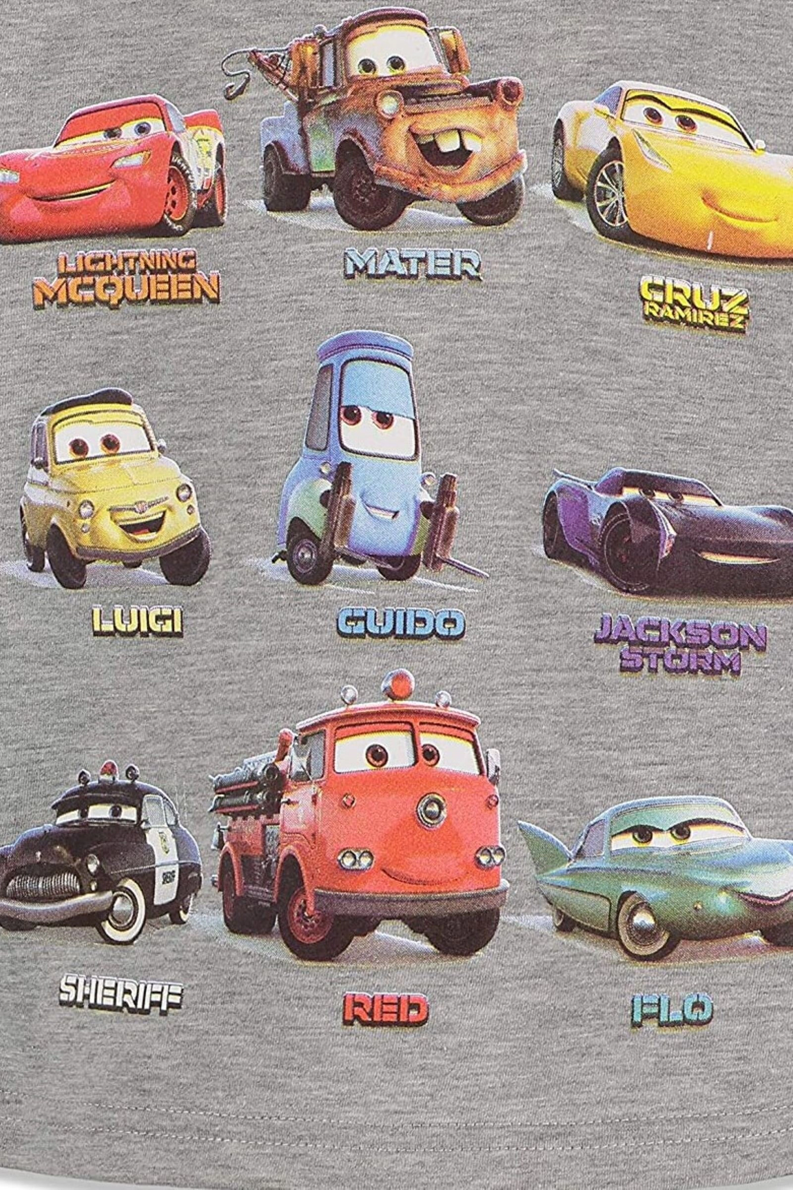 Disney Cars Boys' 3-Pack T-Shirts