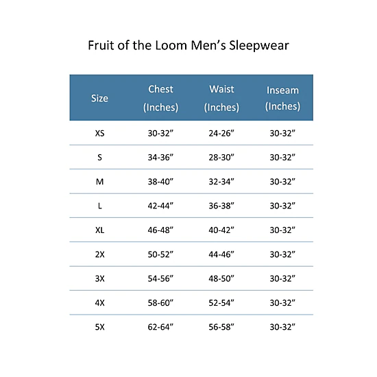 Fruit of the Loom Men's Big & Tall Fleece Plaid Sleep Pant and Tee Set