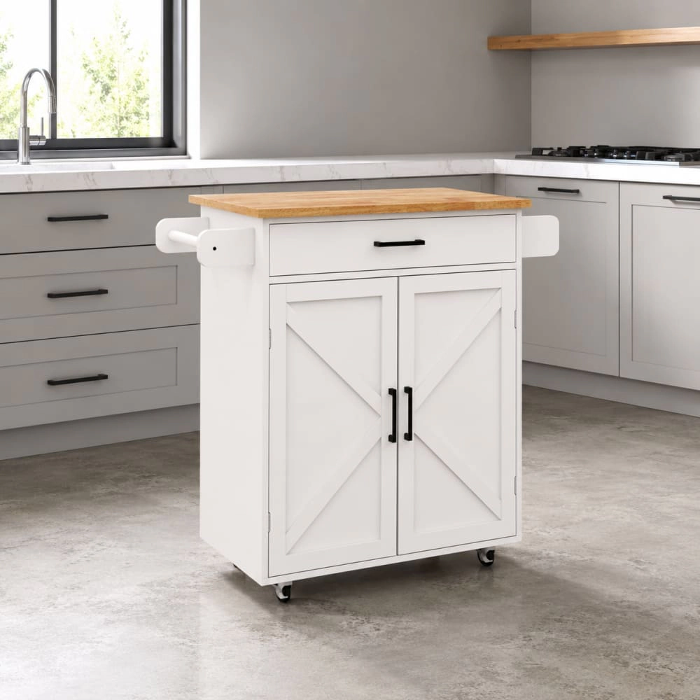ELEMENT ACE Rolling Kitchen Island Storage Cart