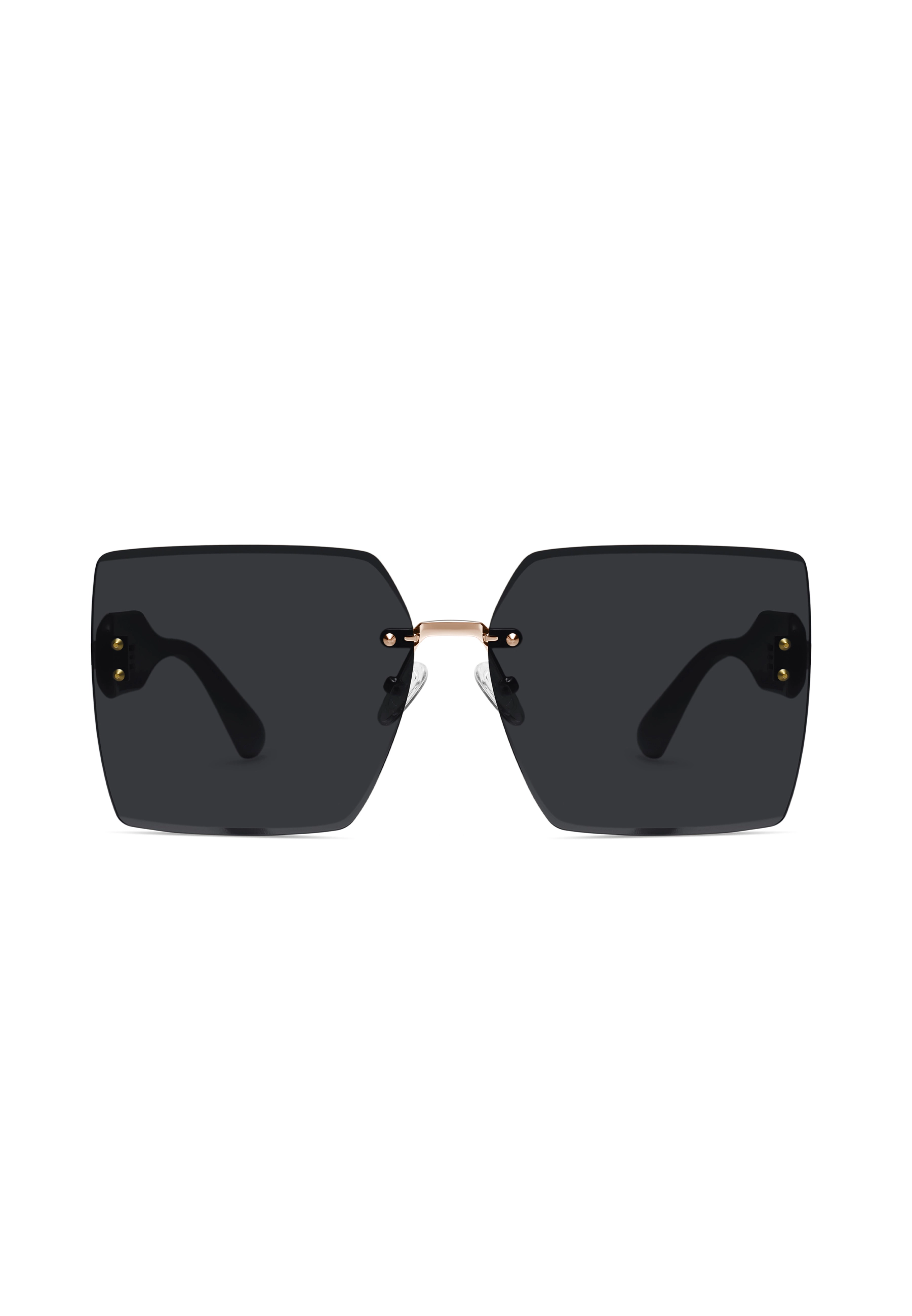 AGP PARIS Women's Square Acetate Gradient Lens UV400 Sunglasses