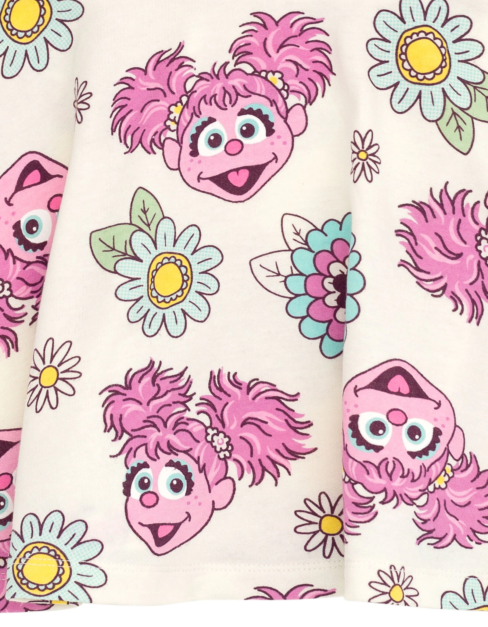 Sesame Street Girls' 2-Piece Skater Dress and Scrunchie Set