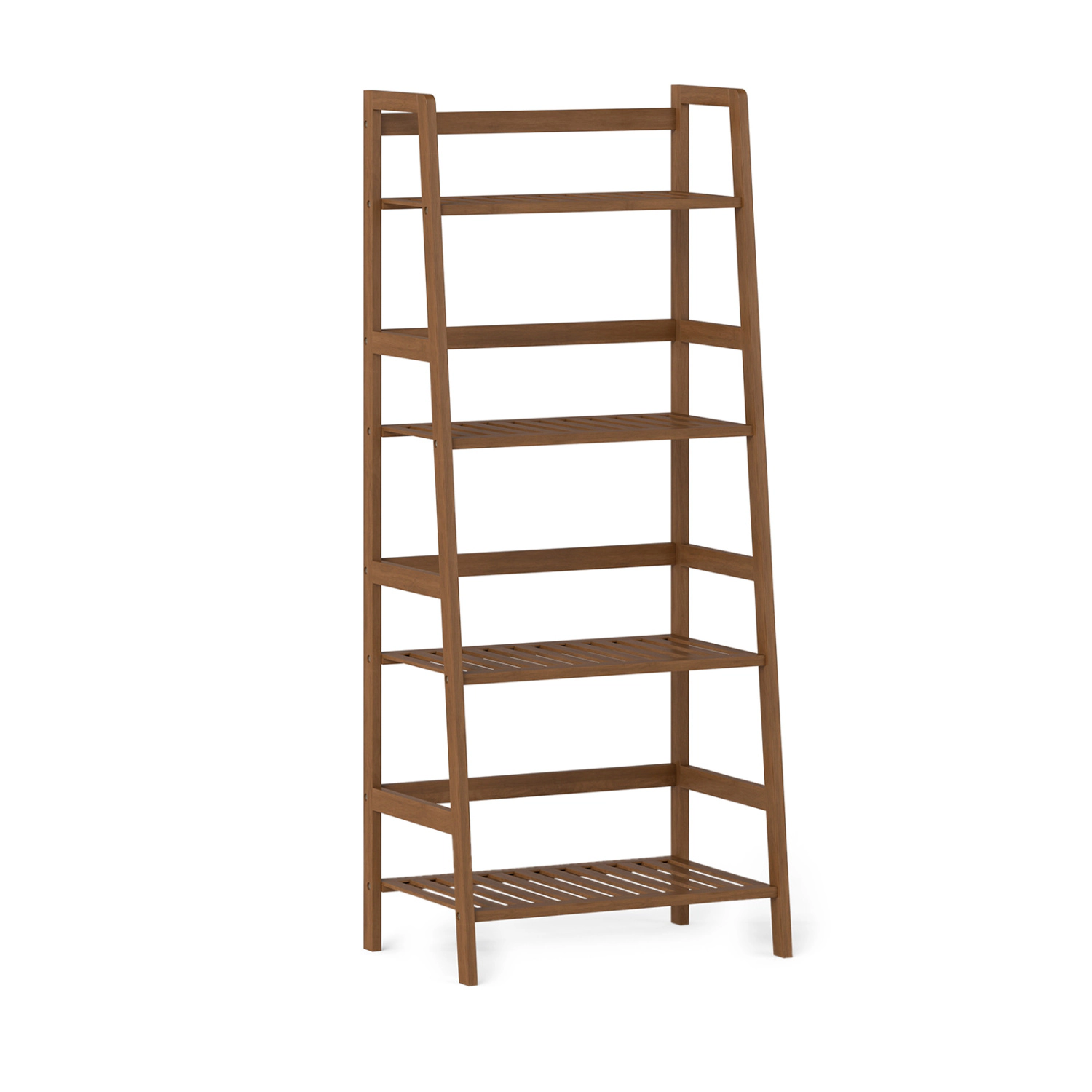 Slickblue 4 Tier Wicker Plant Shelf Freestanding Flower Pot Display Rack