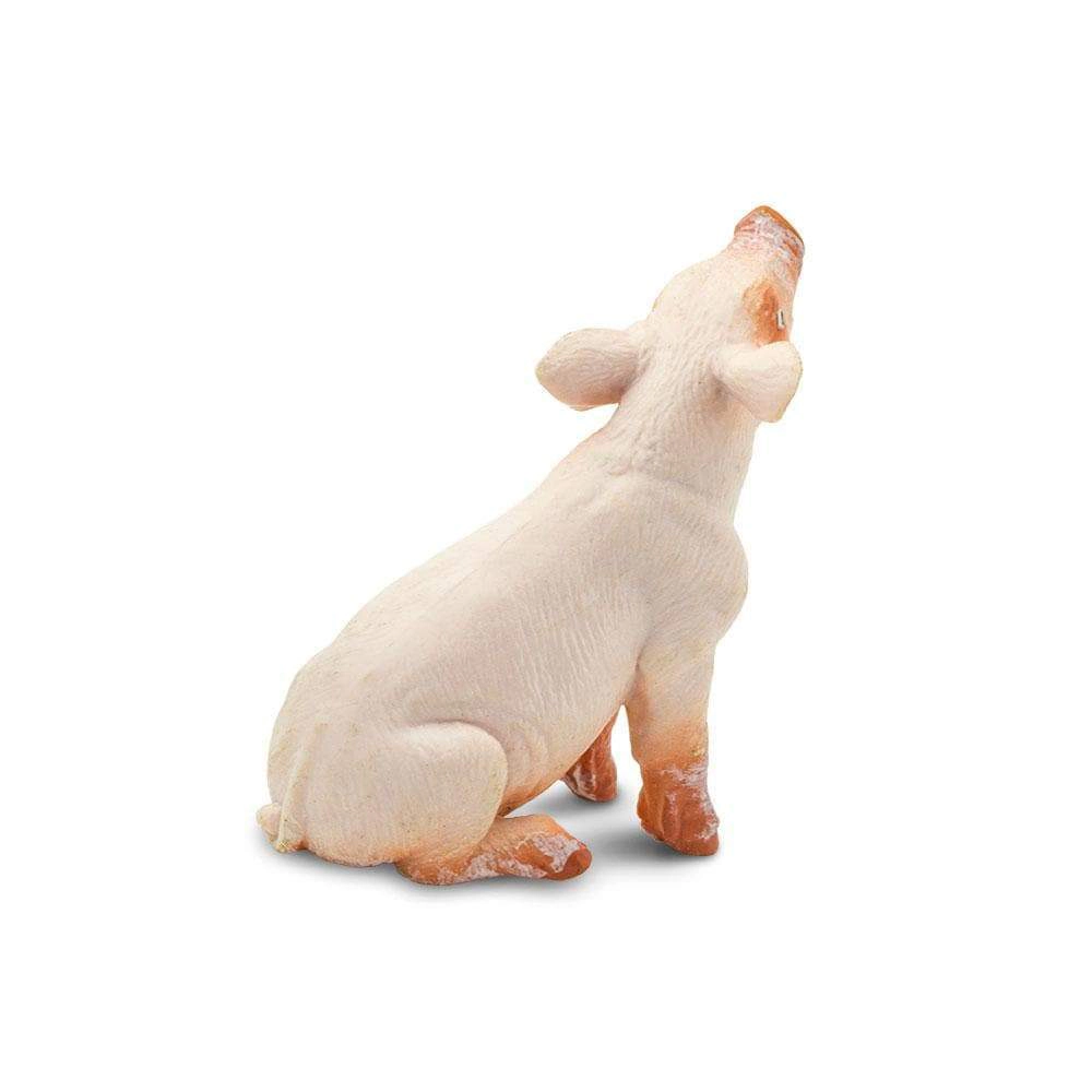Safari Ltd. - Sitting Piglet Kids Toy Figure