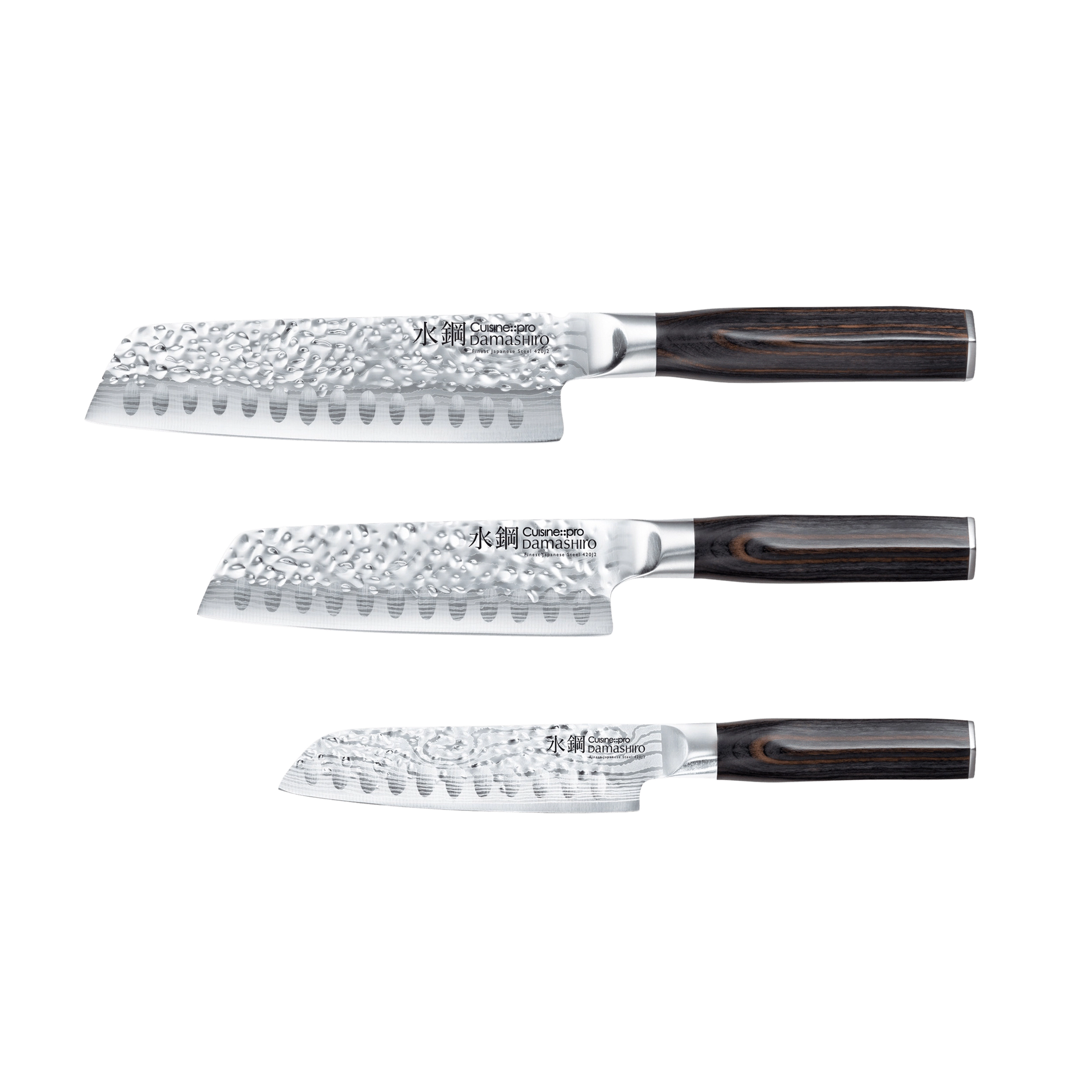 Cuisine::pro® Damashiro EMPEROR® Santoku Set 3 Piece