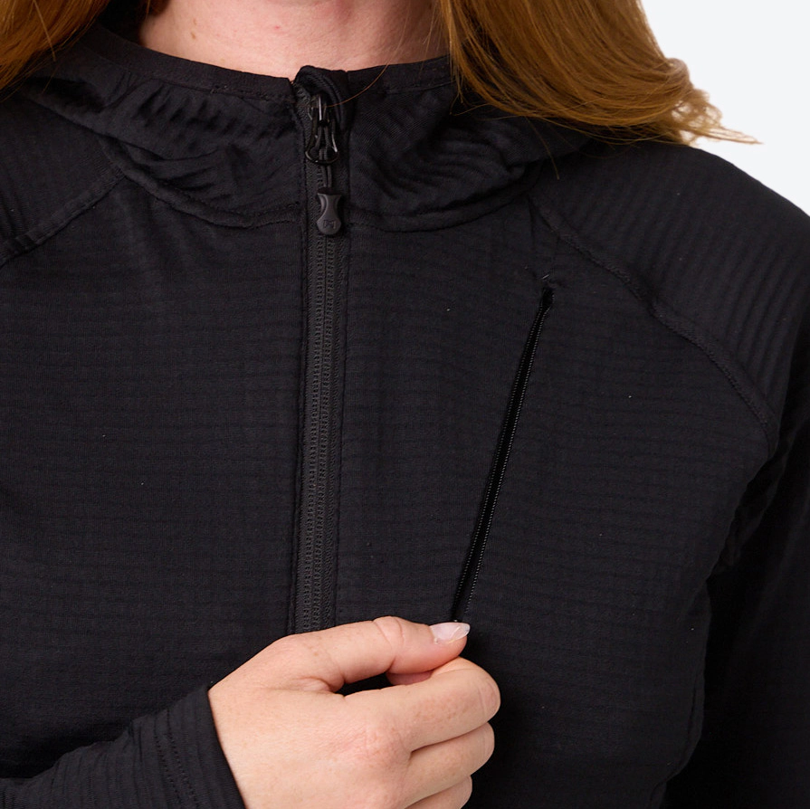 Mobile Warming Women's  Element Mid-Layer Full Zip Hoodie