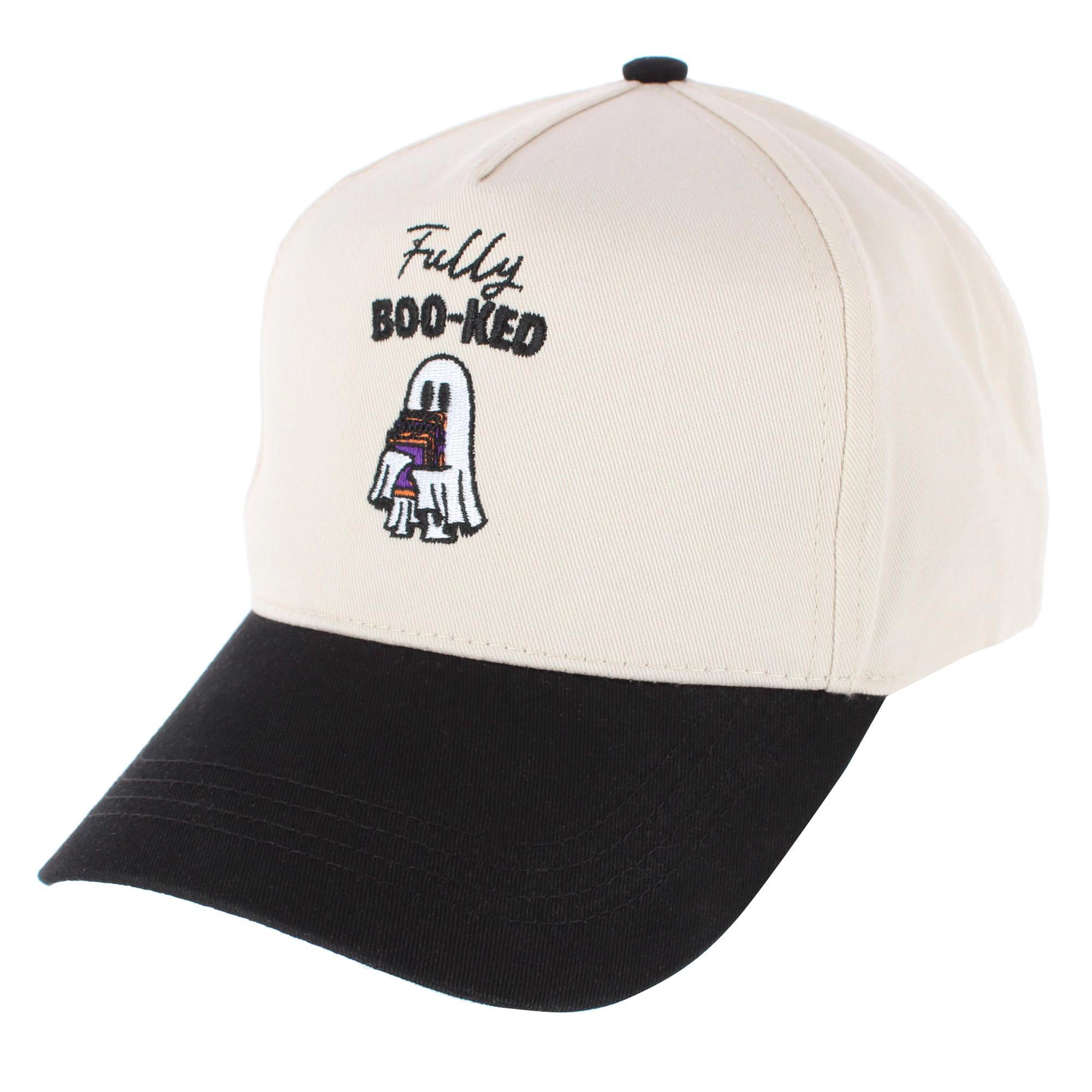 CTM Women's Fully Boo-ked Two-Toned Trucker Cap