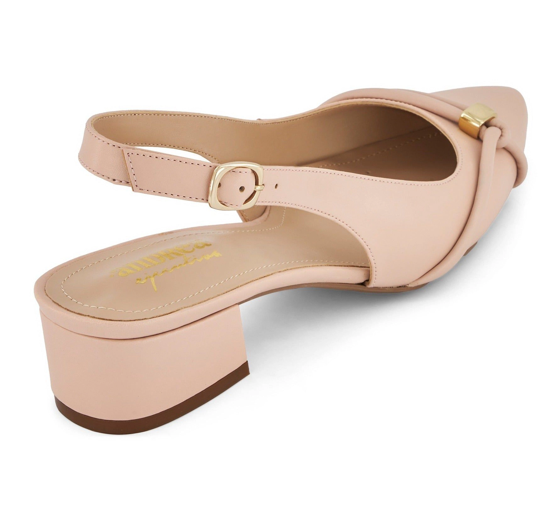 Andrea Slingback Low Heel Pumps