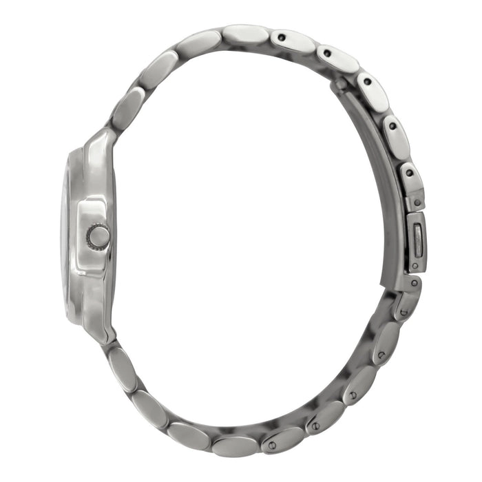 Peugeot Women's 32mm Hex Shape Silver Bracelet Watch