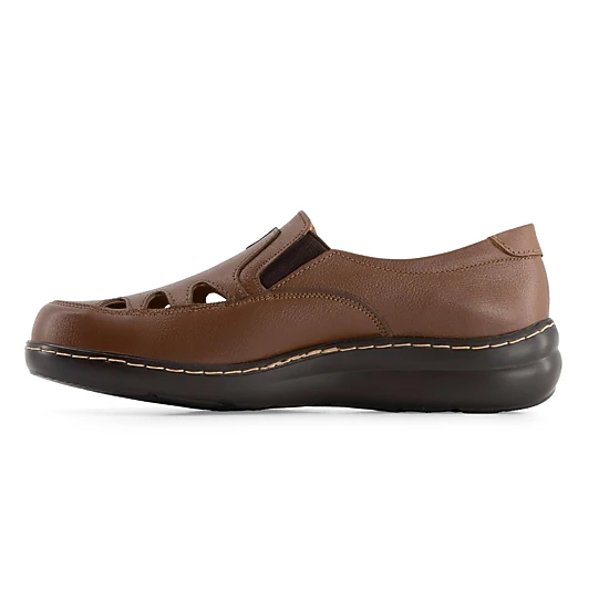 Andrea Womens Comfort Leather Loafers