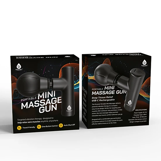 Pursonic Unisex Portable Deep Tissue Massage Gun: Mini Massage Gun