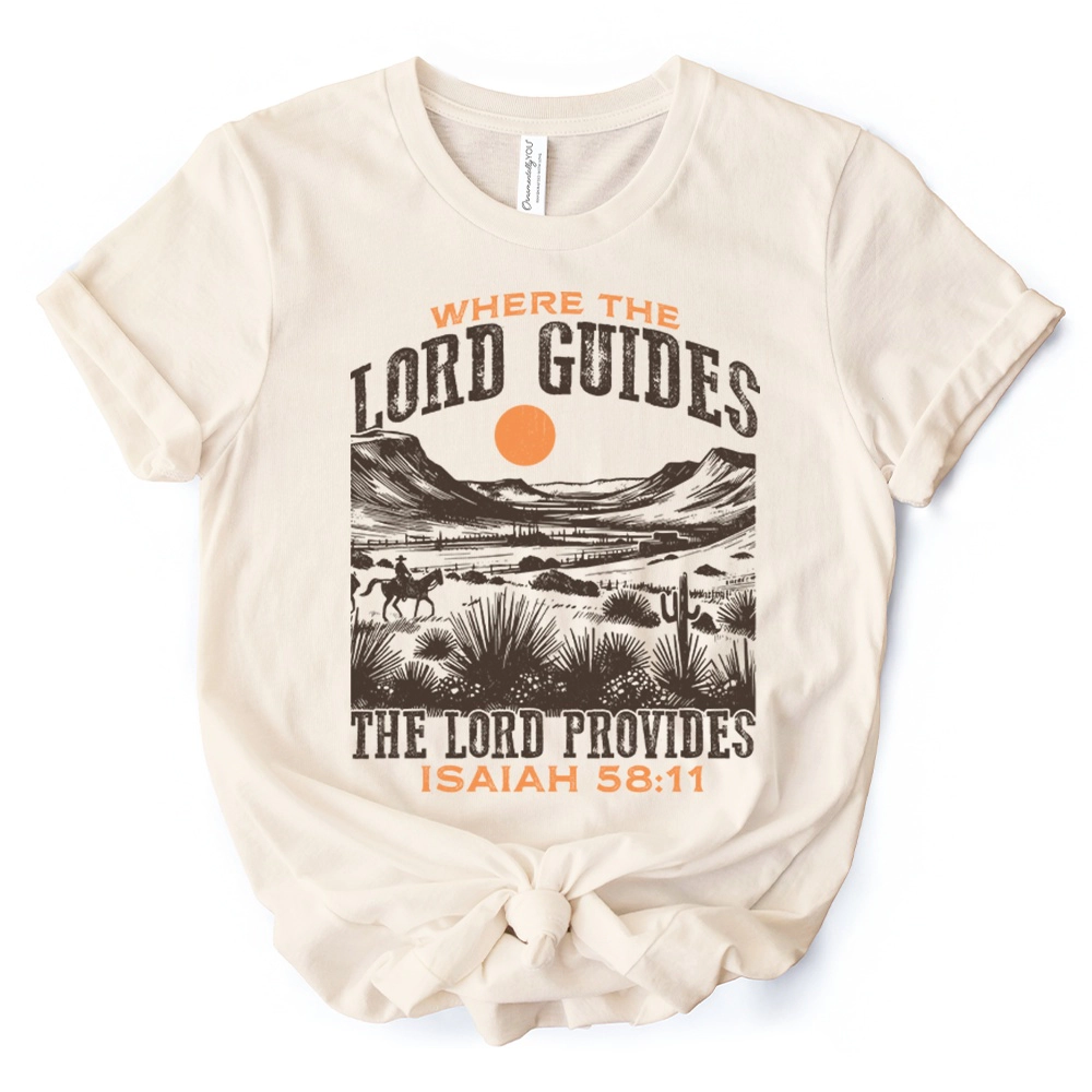 OrnamentallyYou Unisex The Lord Provides Christian T-Shirt