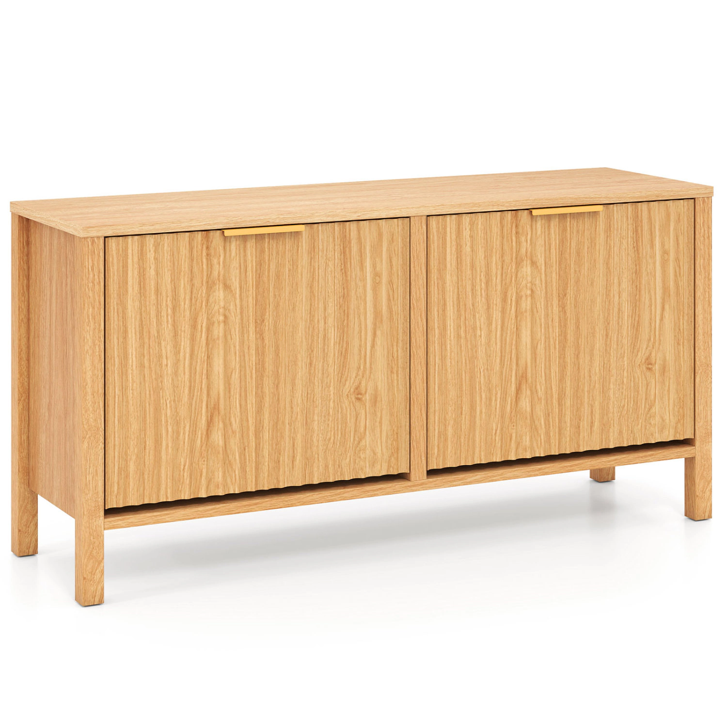 SlickBlue Narrow Entryway Shoe Bench with Adjustable Shelves