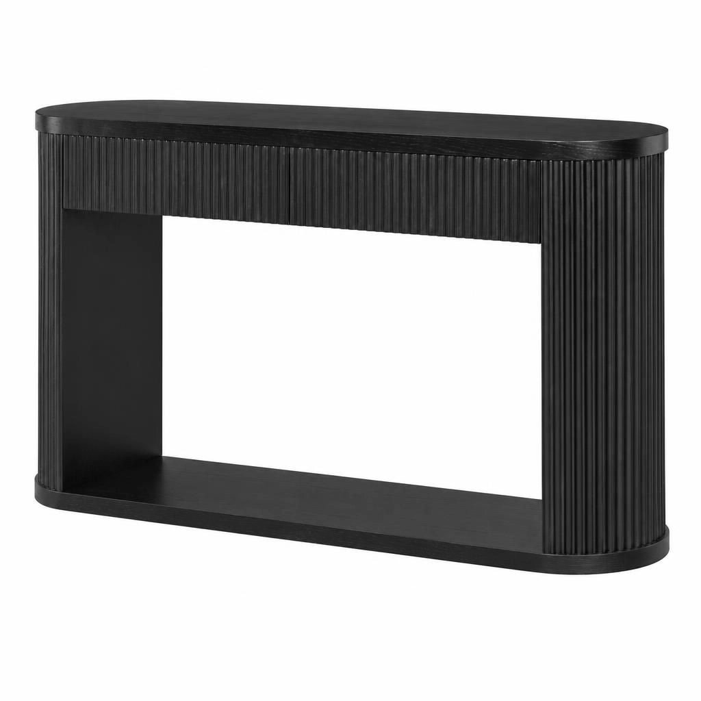 GOODSILO Narrow Long Solid Wood Console Table