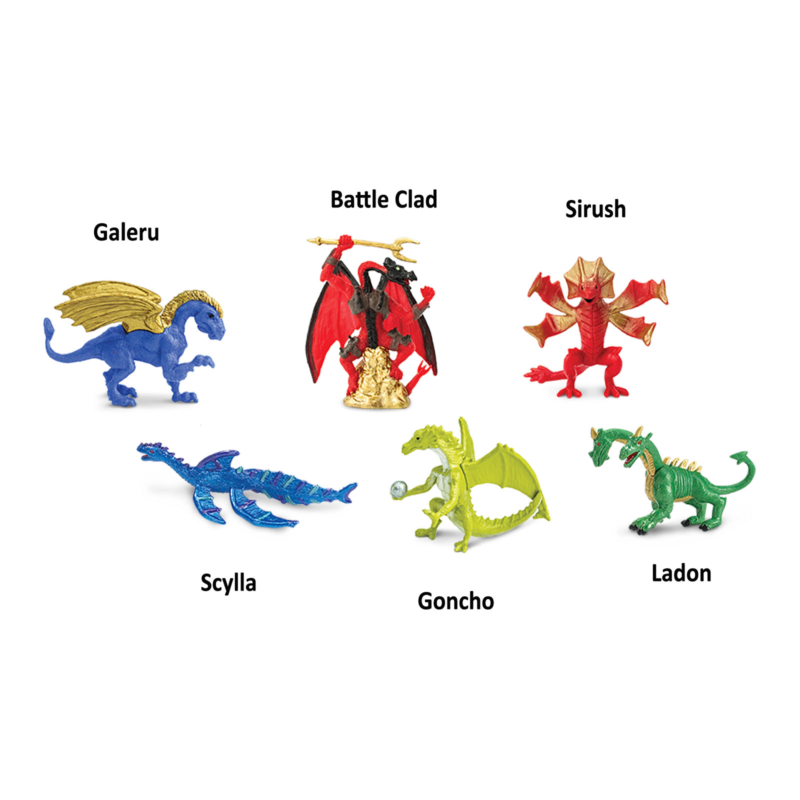 Safari Ltd. - Lair of the Dragons 2 Designer TOOB - contains 6 Mini Figurines