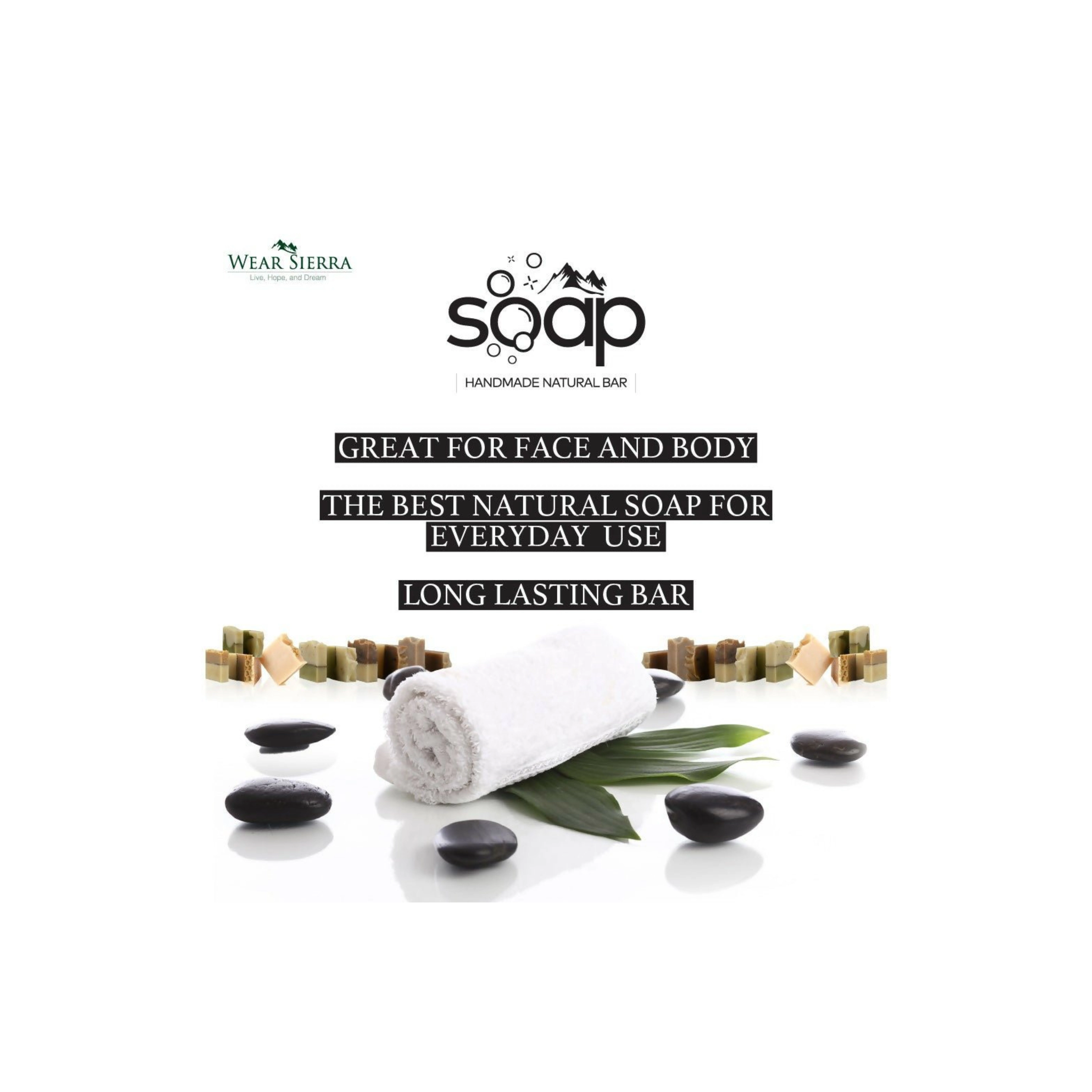 Wear Sierra Handmade Collagen Soap Bar Pack Of 2