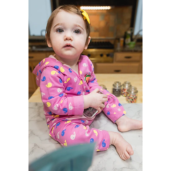 Cocomelon Fleece Hooded One-Piece Outfit