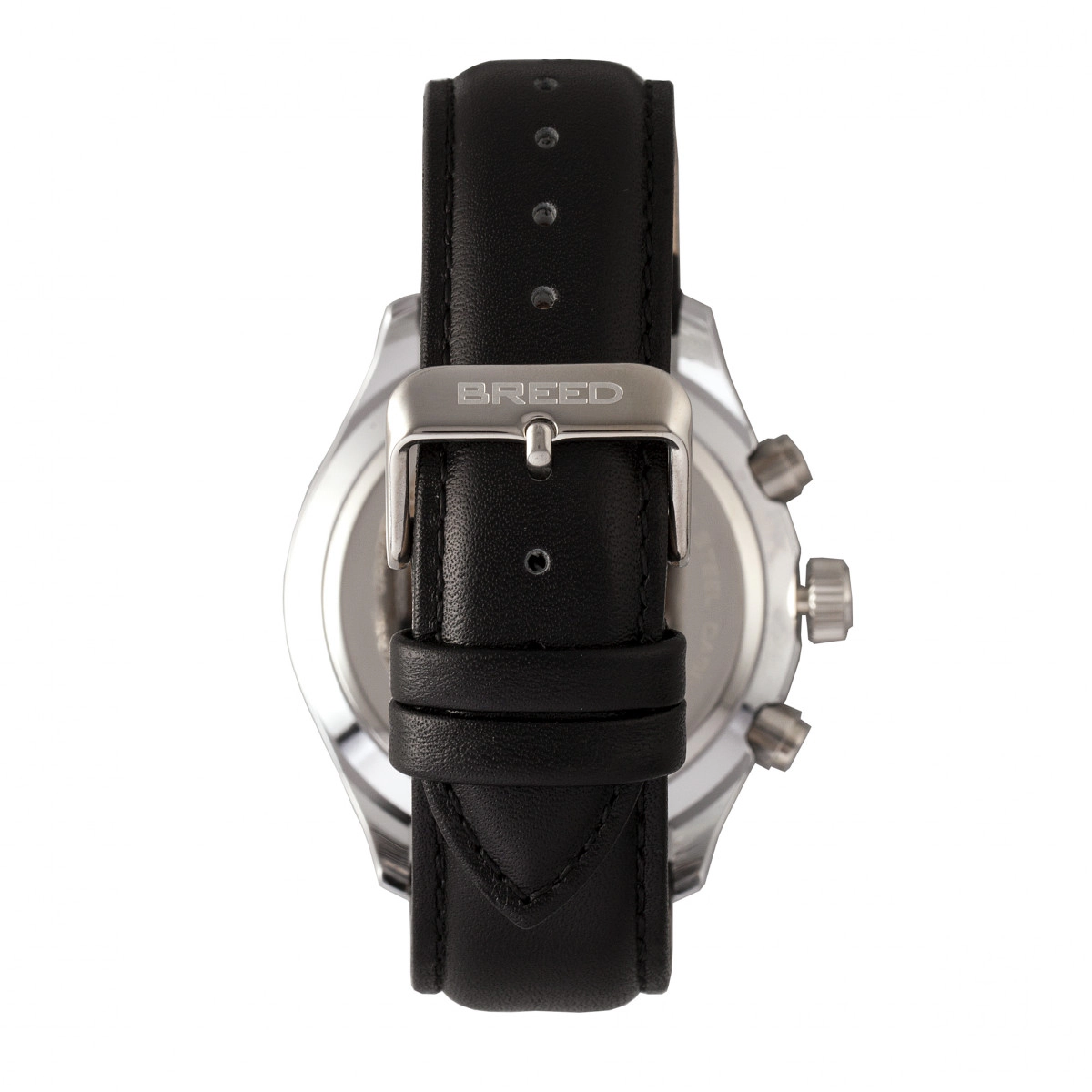 Breed Maverick Chronograph Leather-Band Watch w/Date