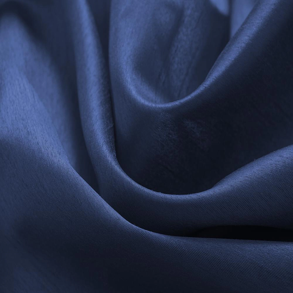 RT Designers Collection Nikki Premium Rod Pocket Curtain Panel 54" x 90" Navy