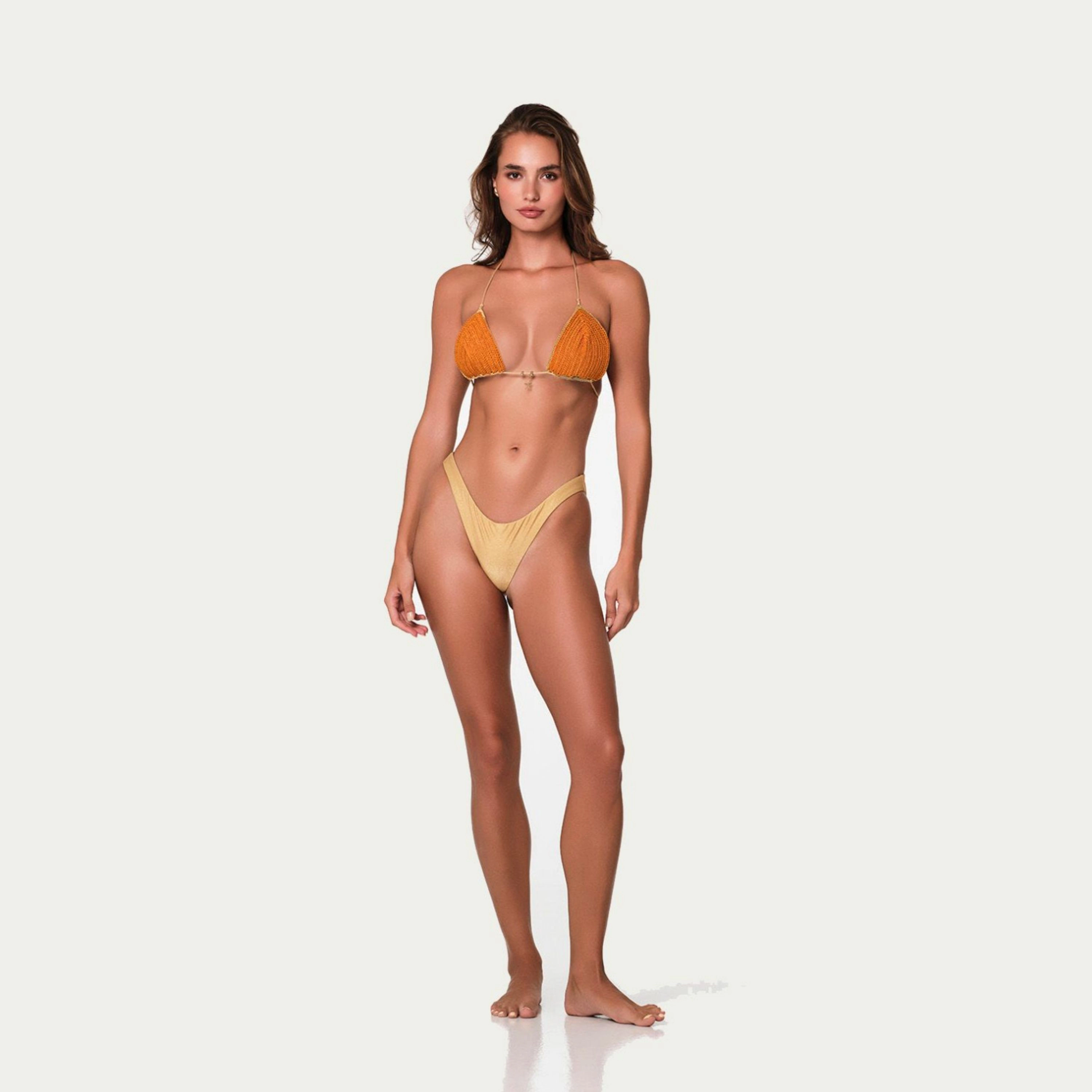 Cherina Beachwear Women's Sasha Triangle Crochet Bikini Top