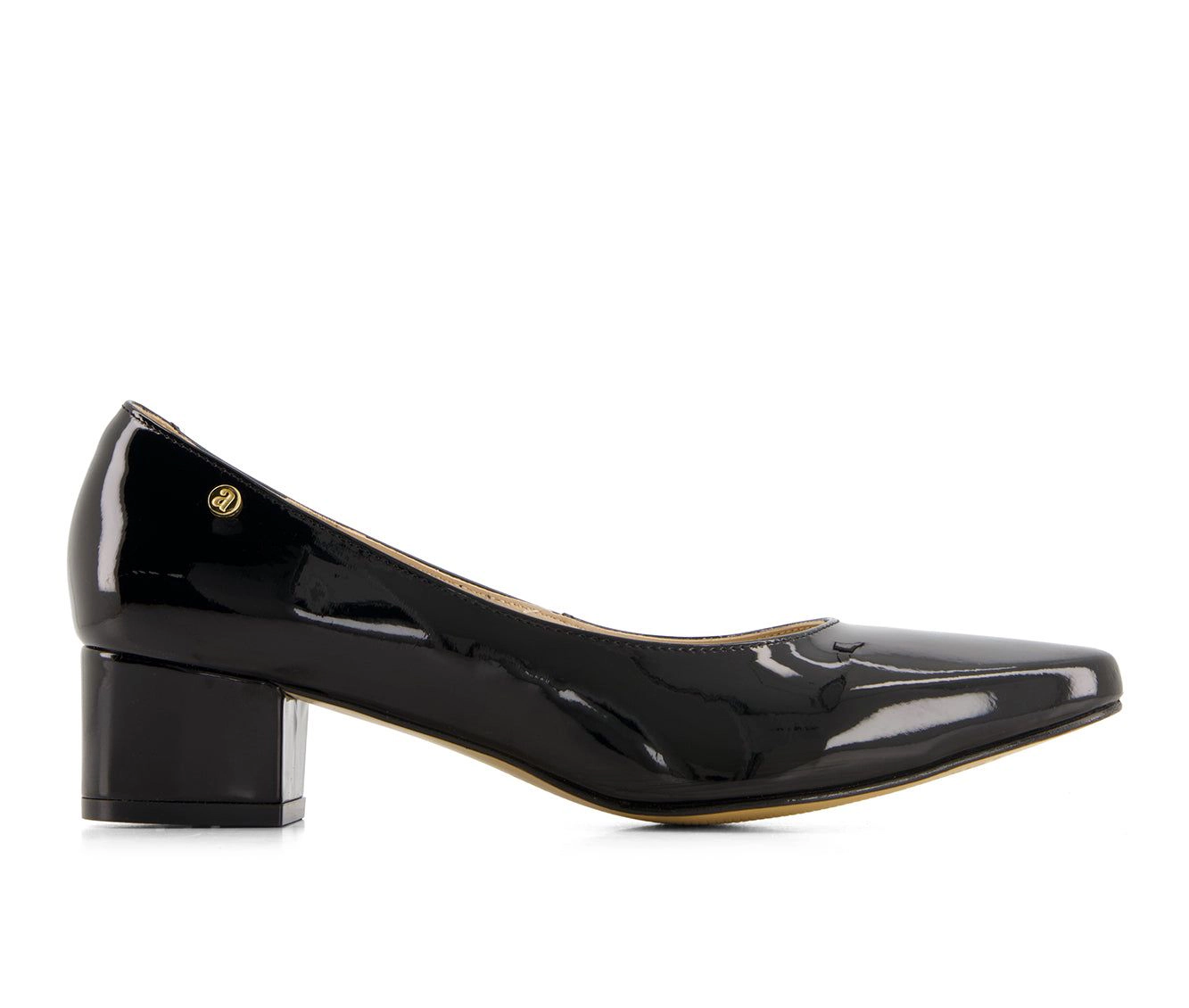 Andrea Womens Classic Comfort Patent Pumps
