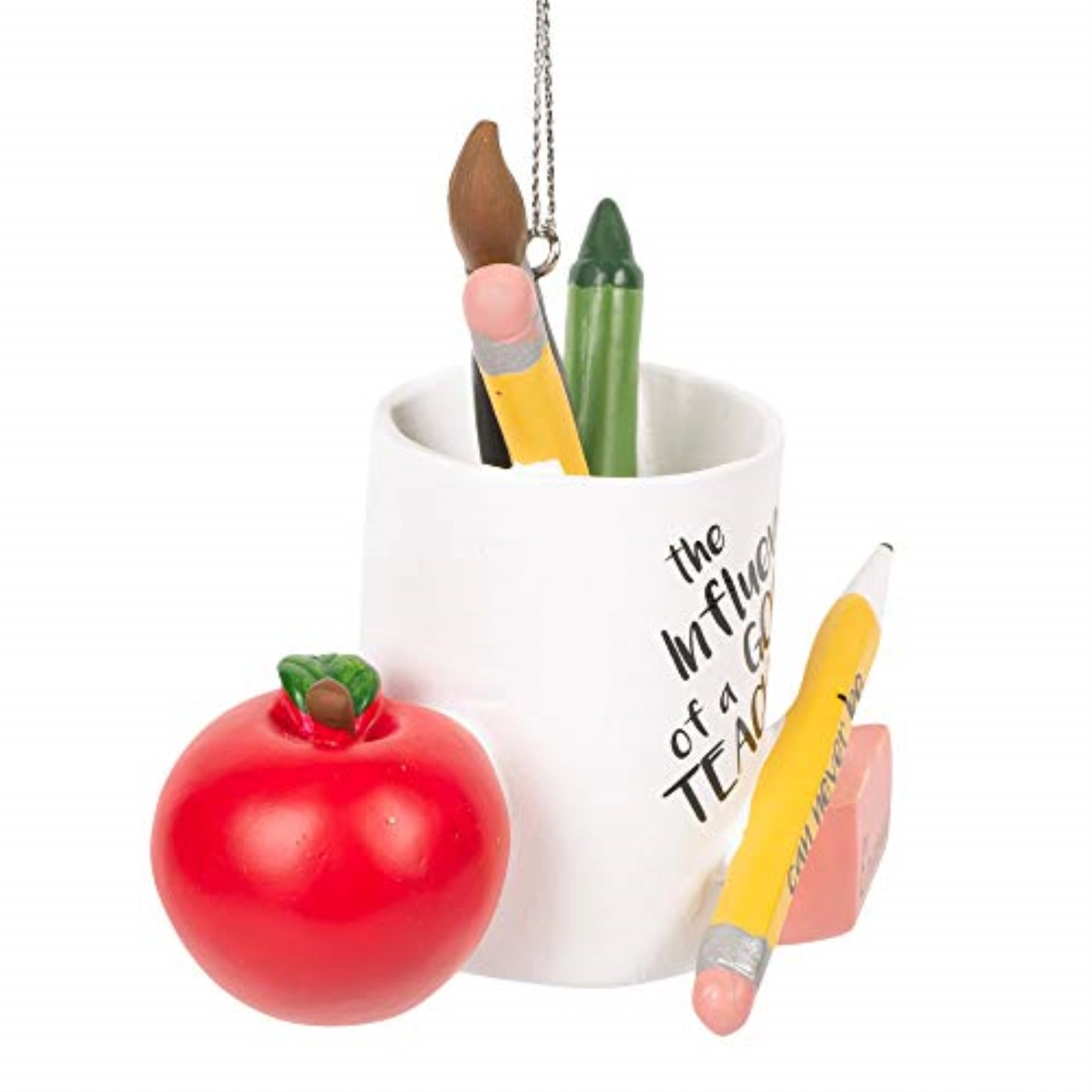 Ganz The Influence of a Good Teacher Novelty Resin Christmas Tree Ornament 3.5 inch