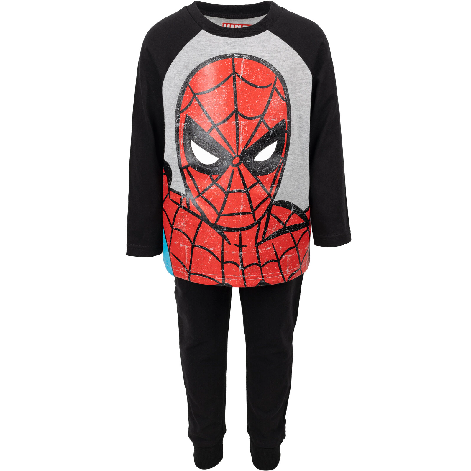 Marvel Spider-Man Boys' 2-Piece Long Sleeve Tee and Joggers Set