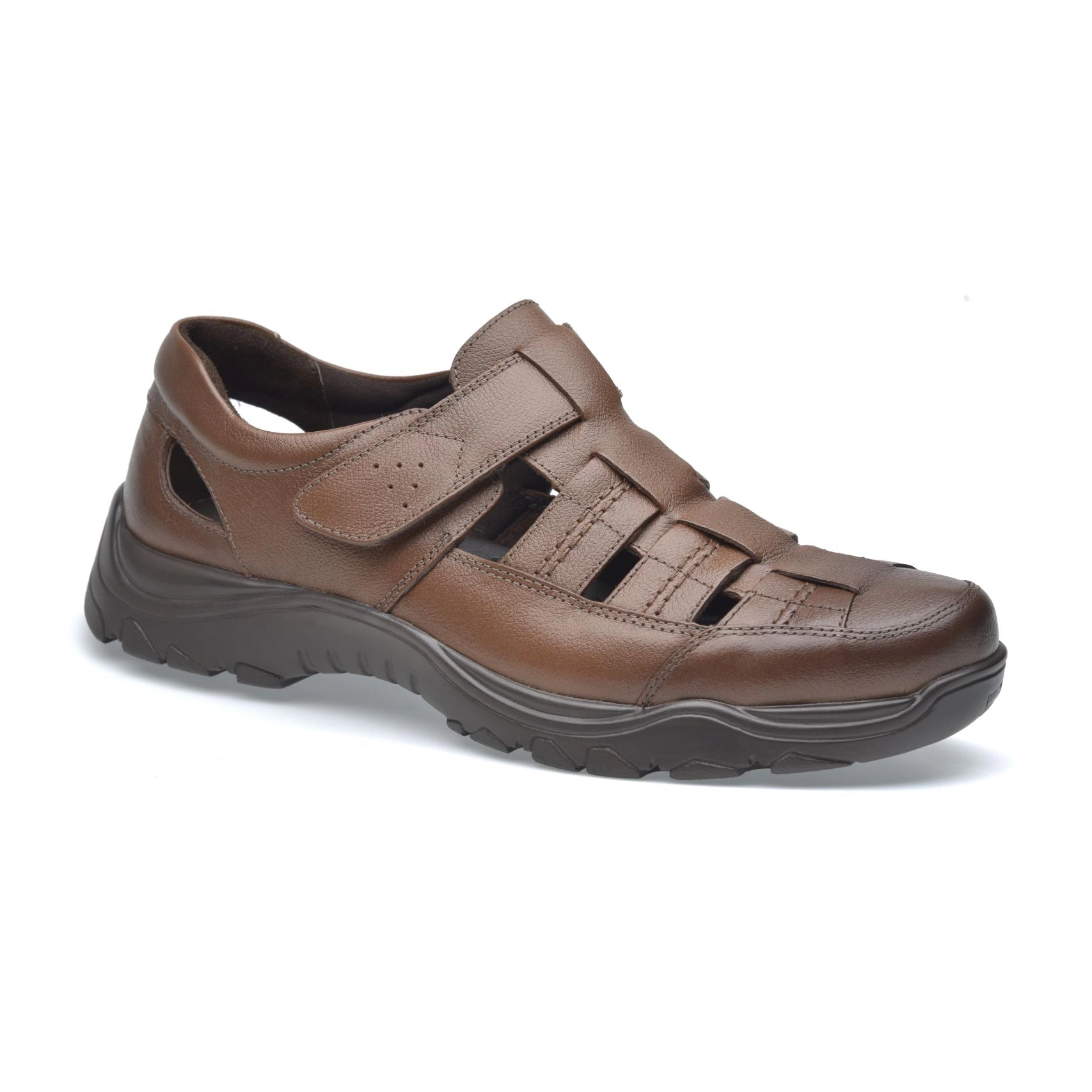 Pazstor Men's Closed-Toe Leather Fisherman Sandals John