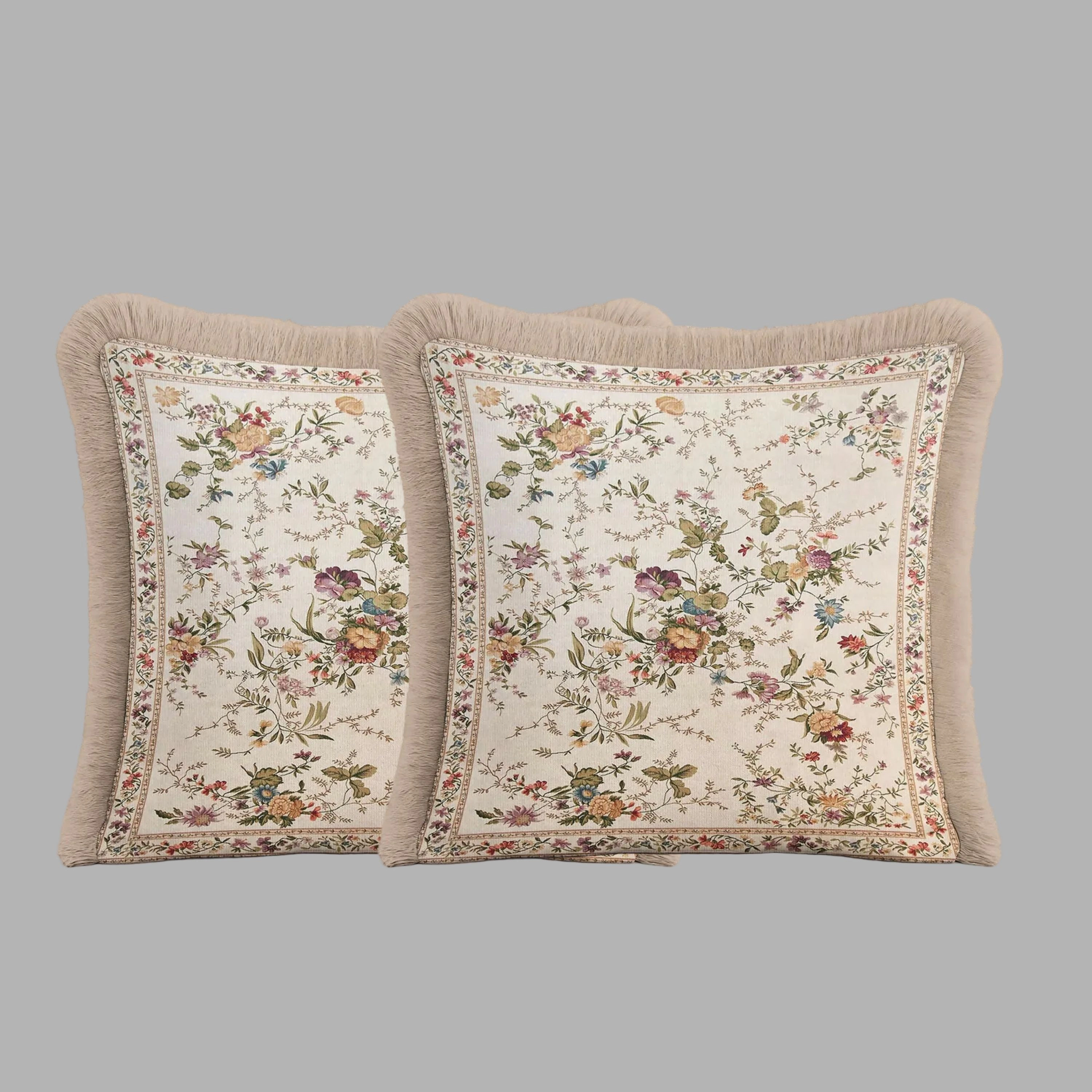 Wear Sierra Vintage Floral Set of 2 Throw Pillow Cover