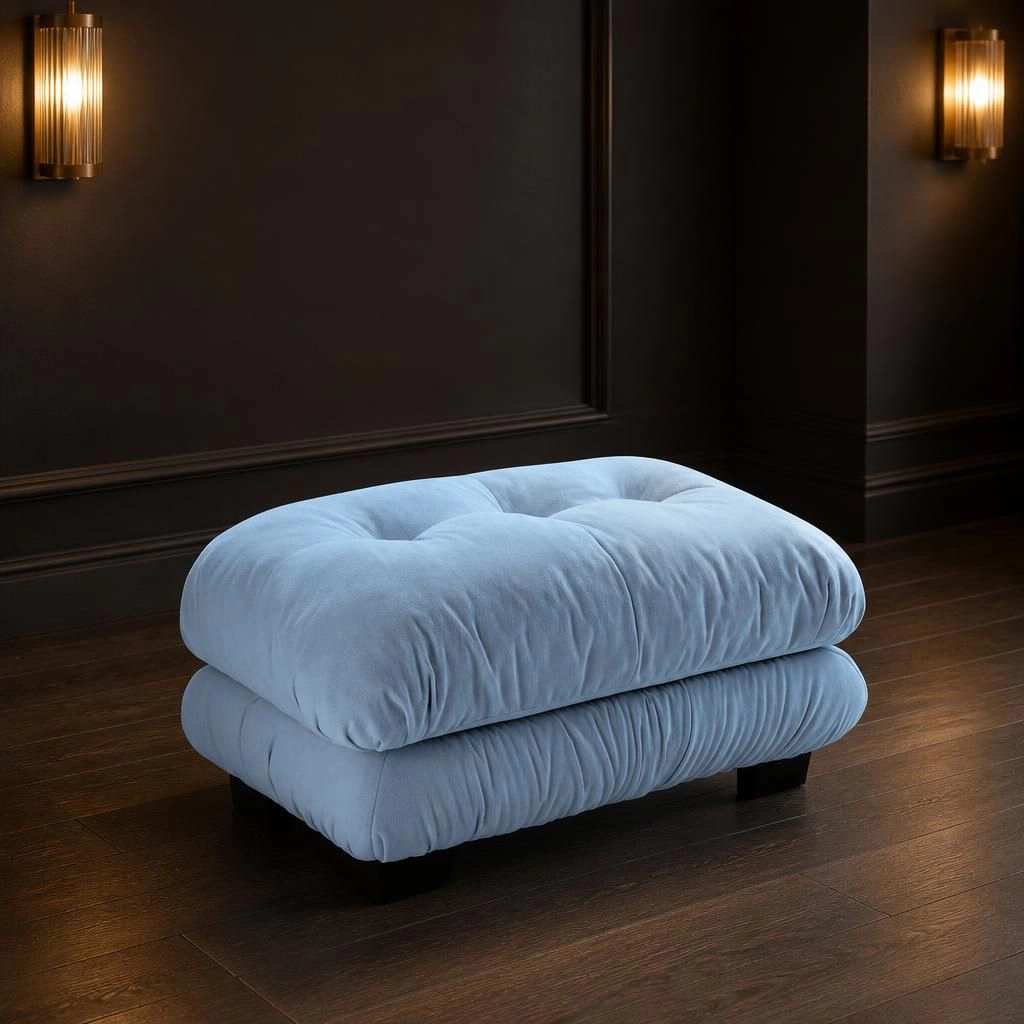 GOODSILO Upholstered Rectangular Multi Use Ottoman