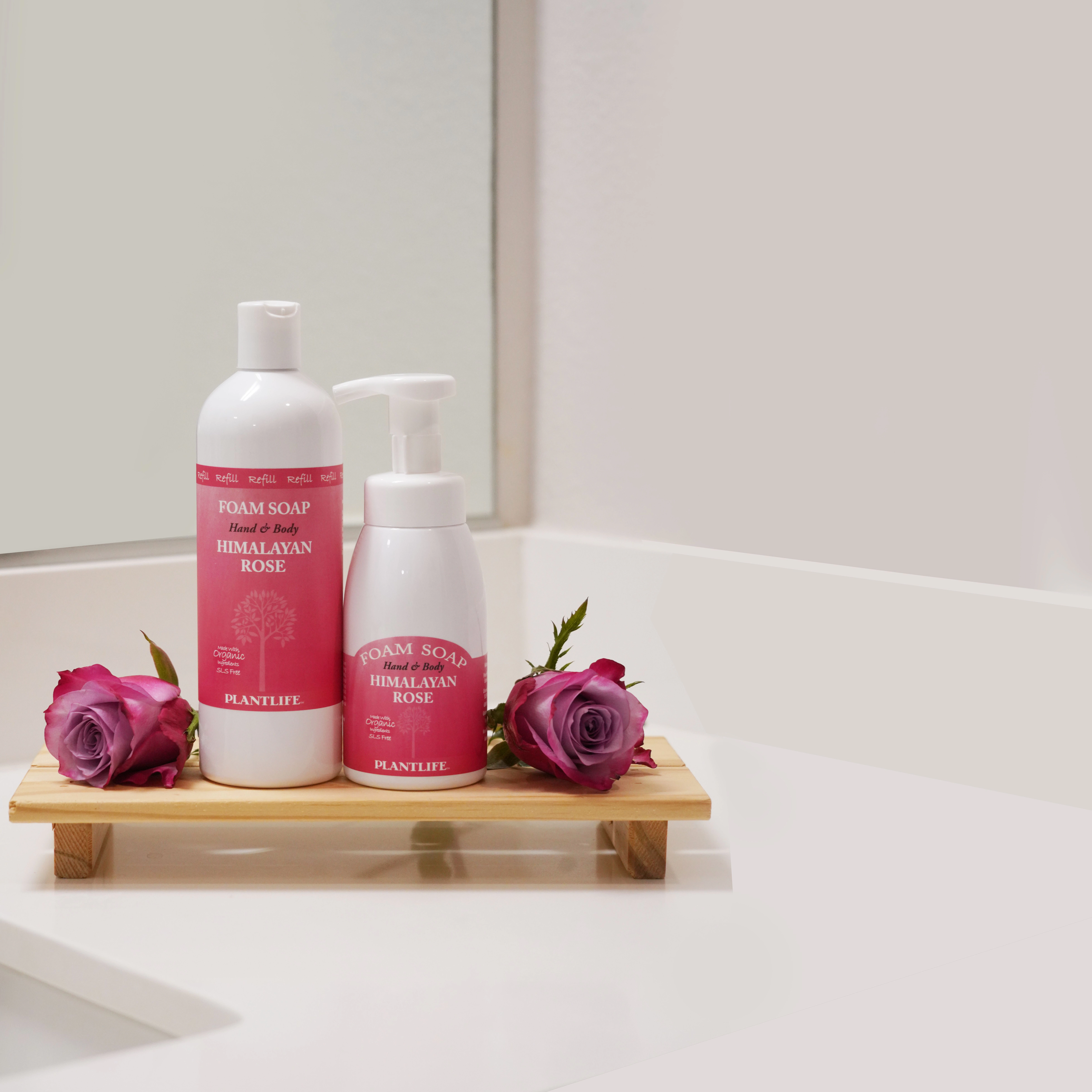 Plantlife Himalayan Rose Hand & Body Foam Soap