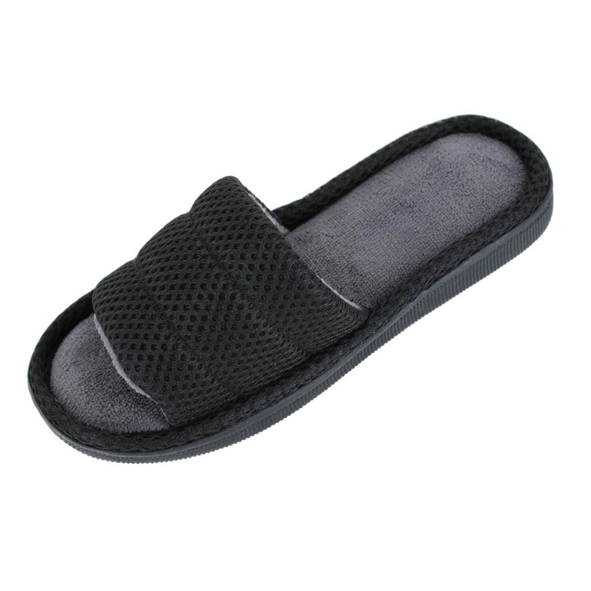 CTM Boy's Lightweight Open Toe Slide Slippers