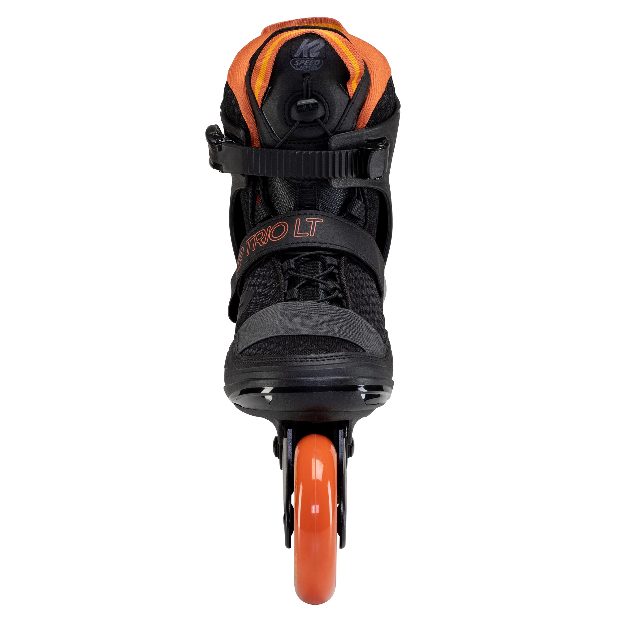 K2 Trio LT 100 Black Orange Mens Urban Inline Skates